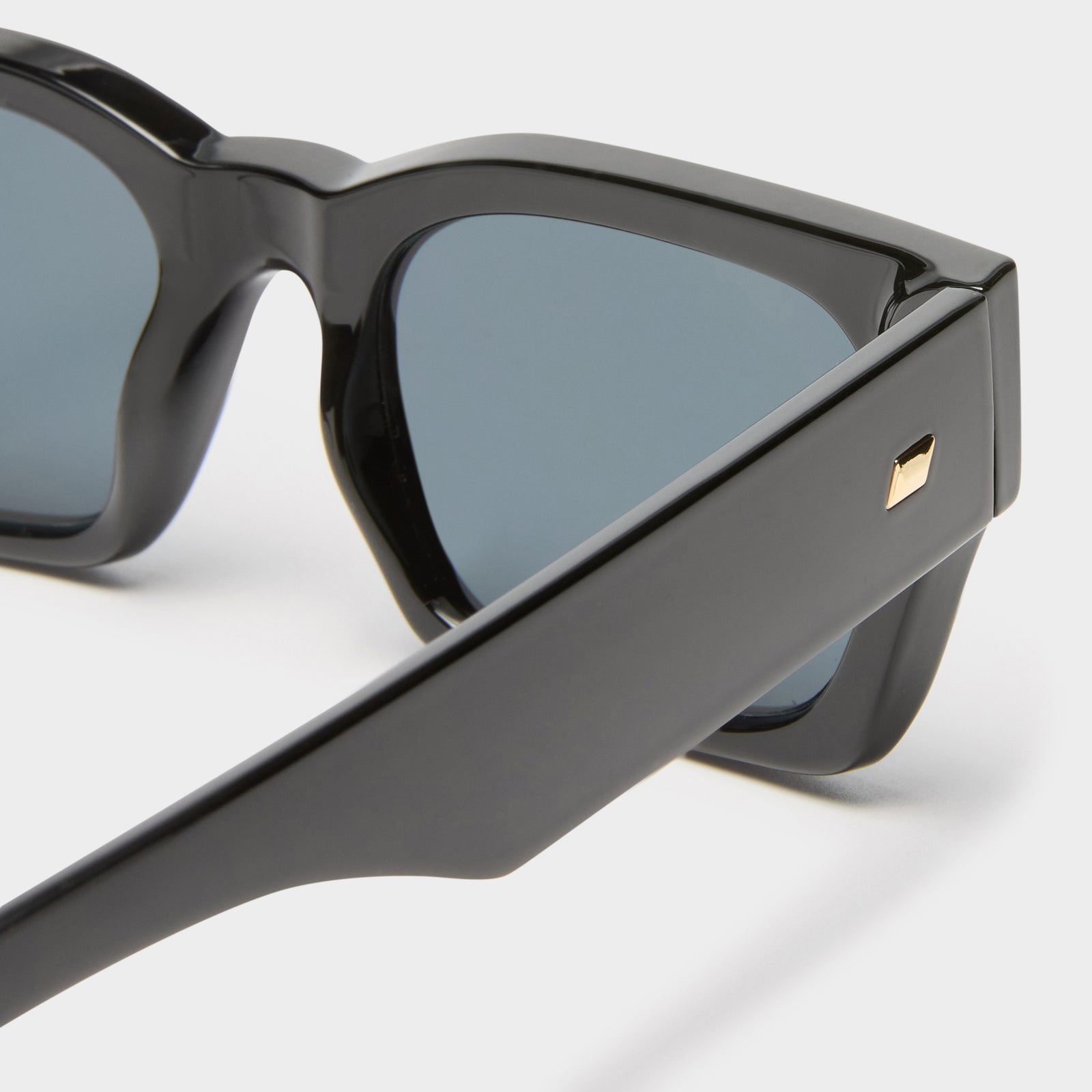 Shmood Black Uni-Sex Rectangle Sunglasses | Le Specs