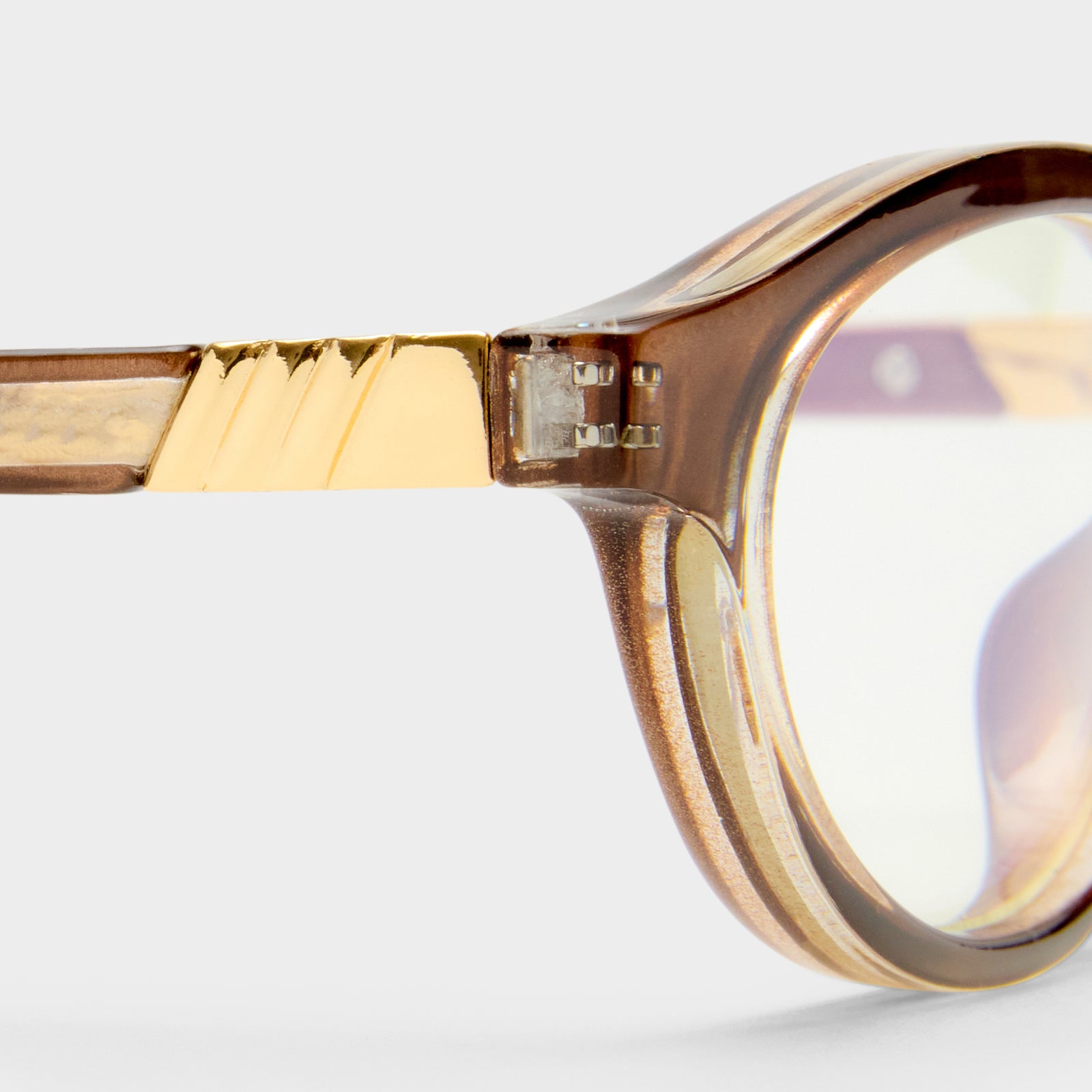 Duskfall Dark Cocoa Female Oval Blue Light | Le Specs