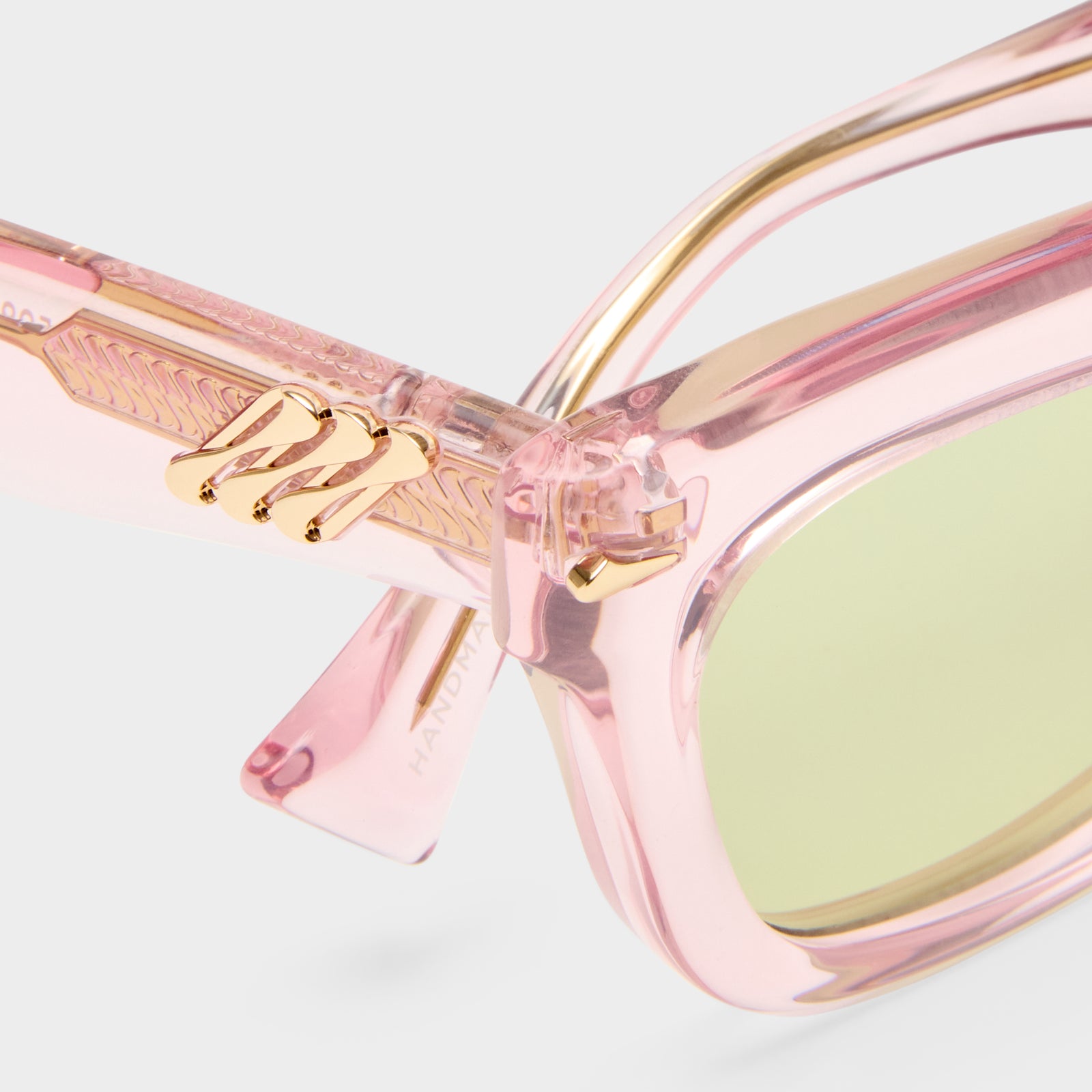 Numero Nueve Pink Salt Female D-Frame Sunglasses | Le Specs