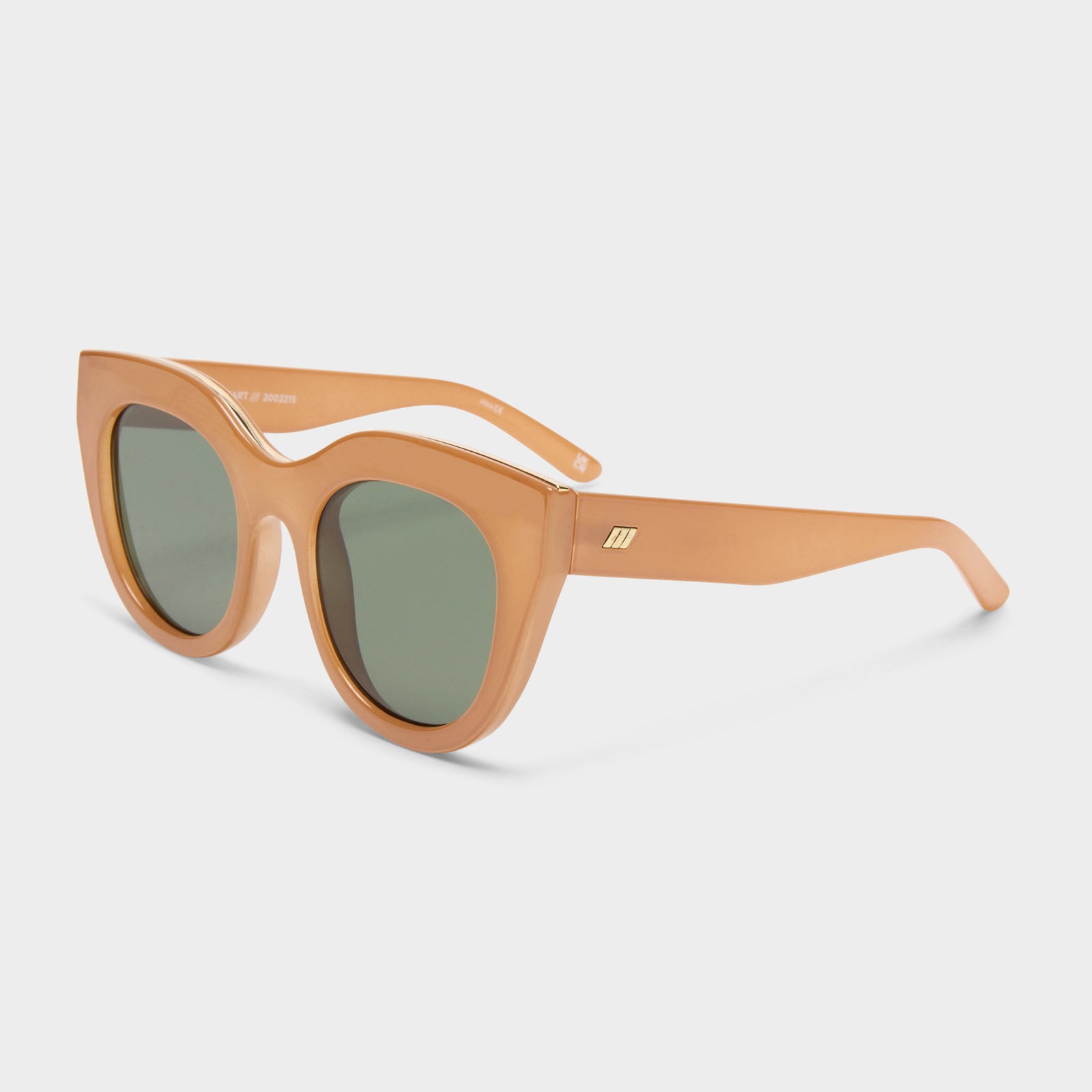 Air Heart Caramel Female Cat-Eye Sunglasses | Le Specs