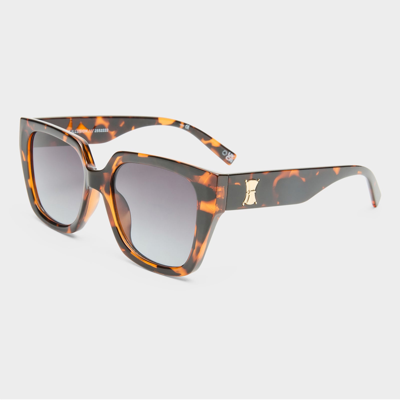 The Illusion Tort Female Square Sunglasses | Le Specs