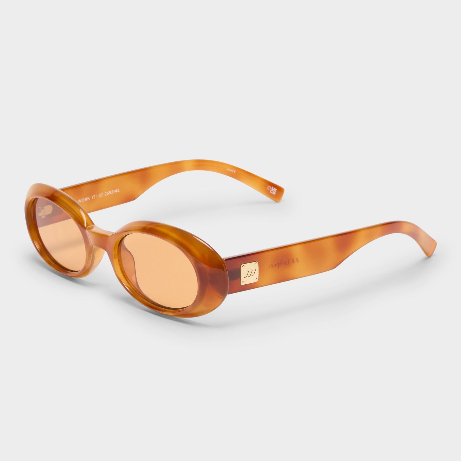 Work It Vintage Tort Uni-Sex Oval Sunglasses | Le Specs