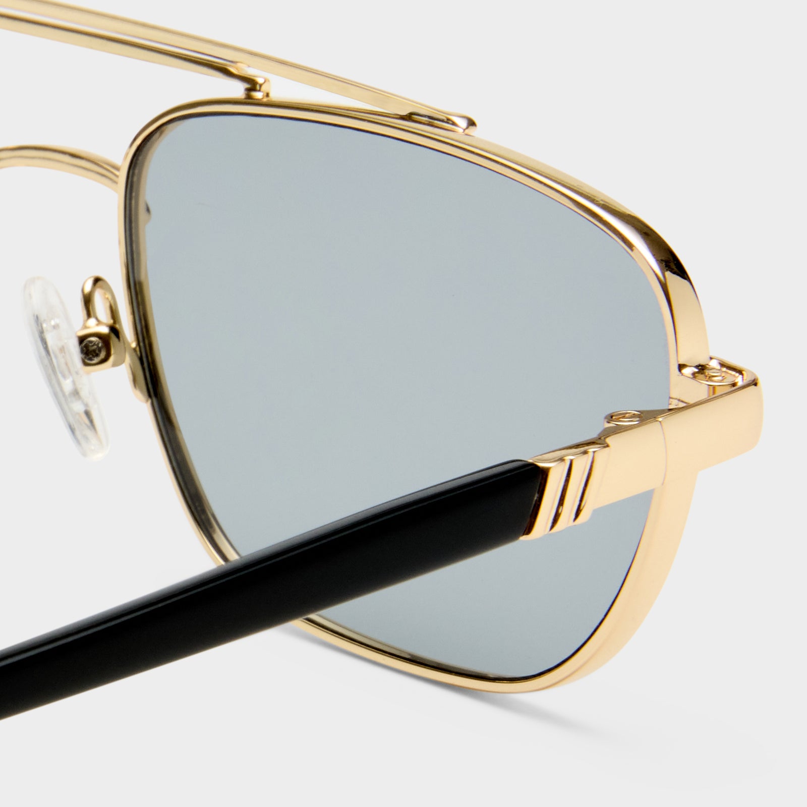Le Mimi Gold Uni-Sex Aviator Sunglasses | Le Specs