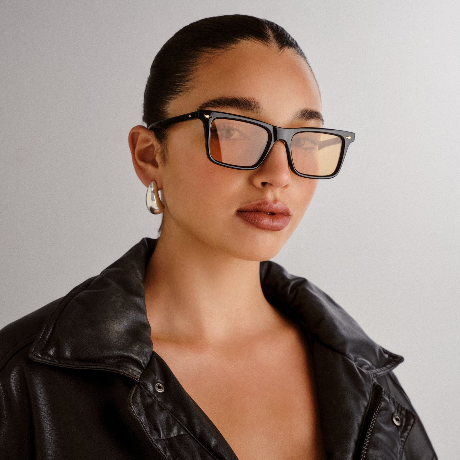 Broski Black Male D-Frame Sunglasses | Le Specs