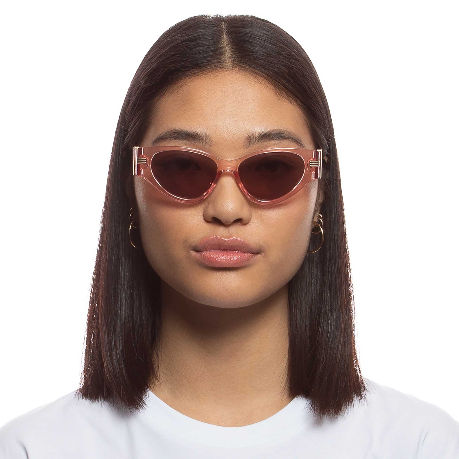 Scorpius Ridge Pink Female Cat-Eye Sunglasses | Le Specs