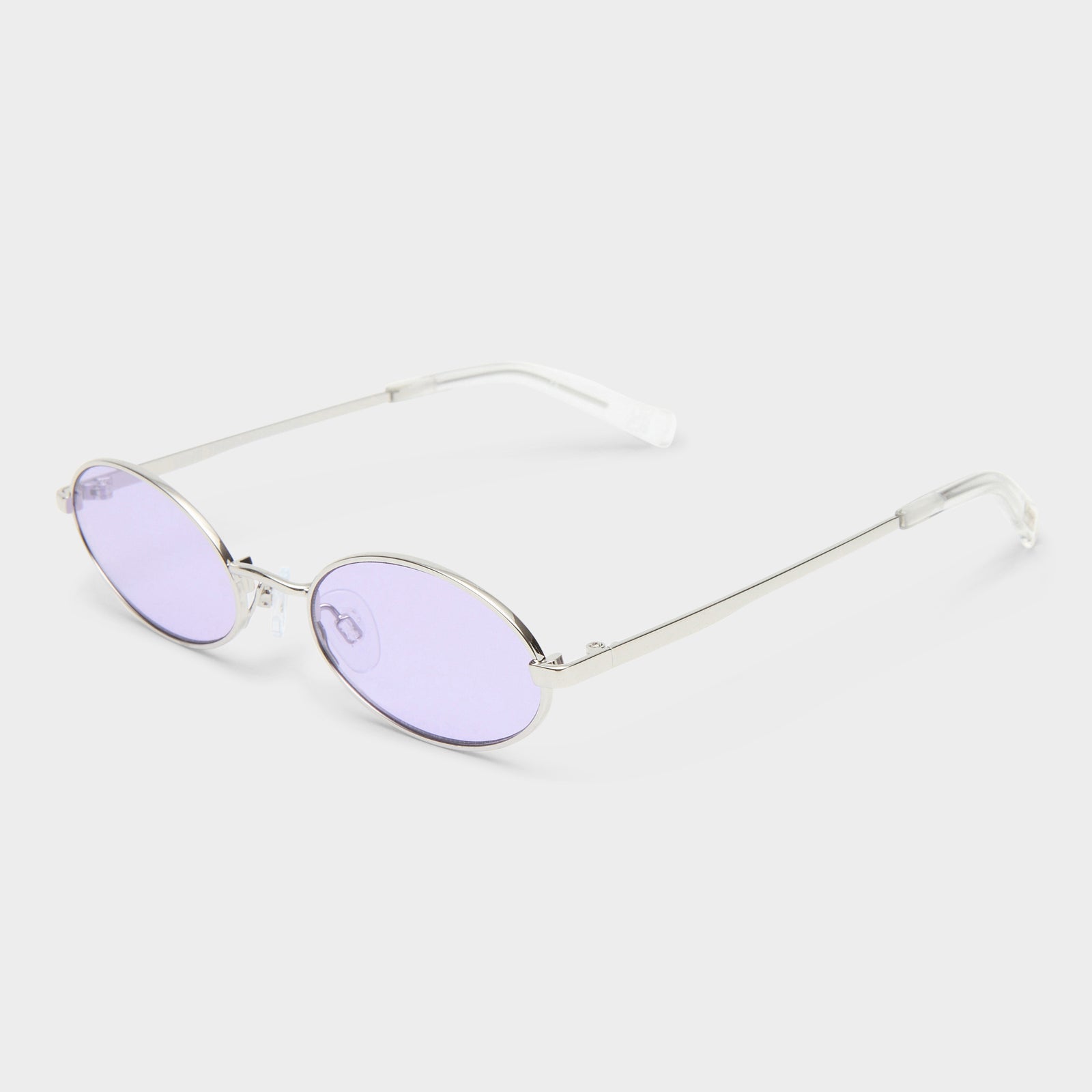 Love Train Silver Female Oval Sunglasses | Le Specs