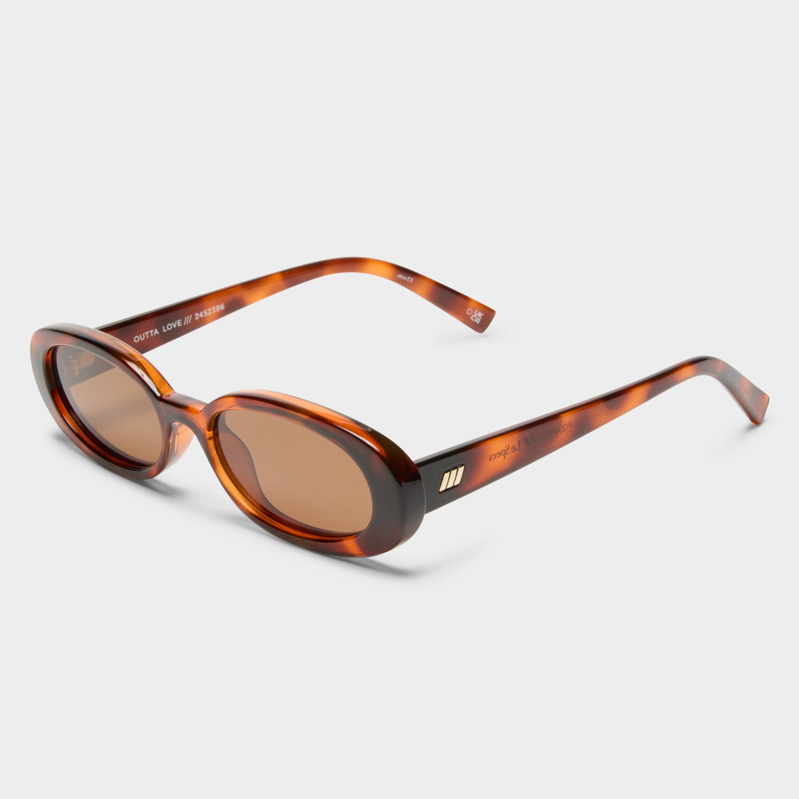 Outta Love Toffee Tort Female Oval Sunglasses | Le Specs
