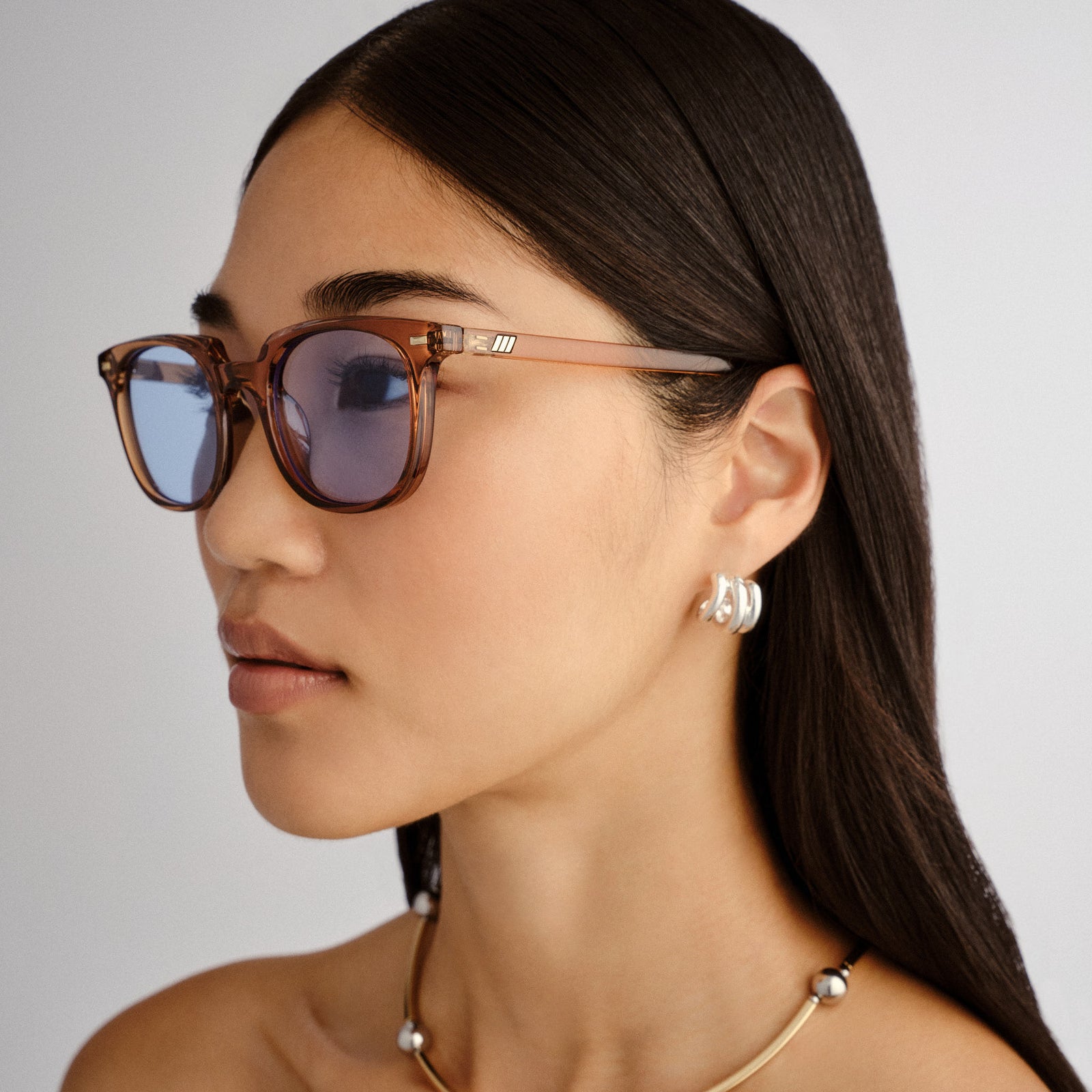 Le Resolu Barley Uni-Sex Round Sunglasses | Le Specs