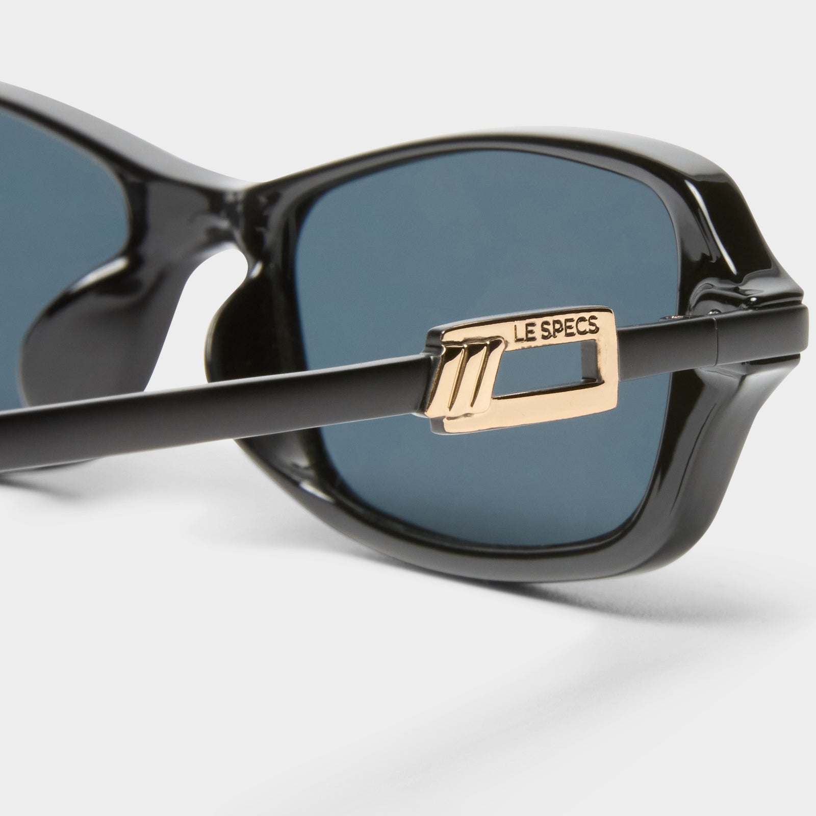 Bamboozler Black Female Rectangle Sunglasses | Le Specs