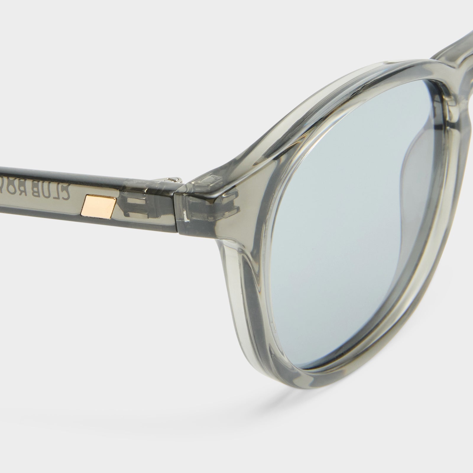 Club Royale Pewter Uni-Sex Round Sunglasses | Le Specs