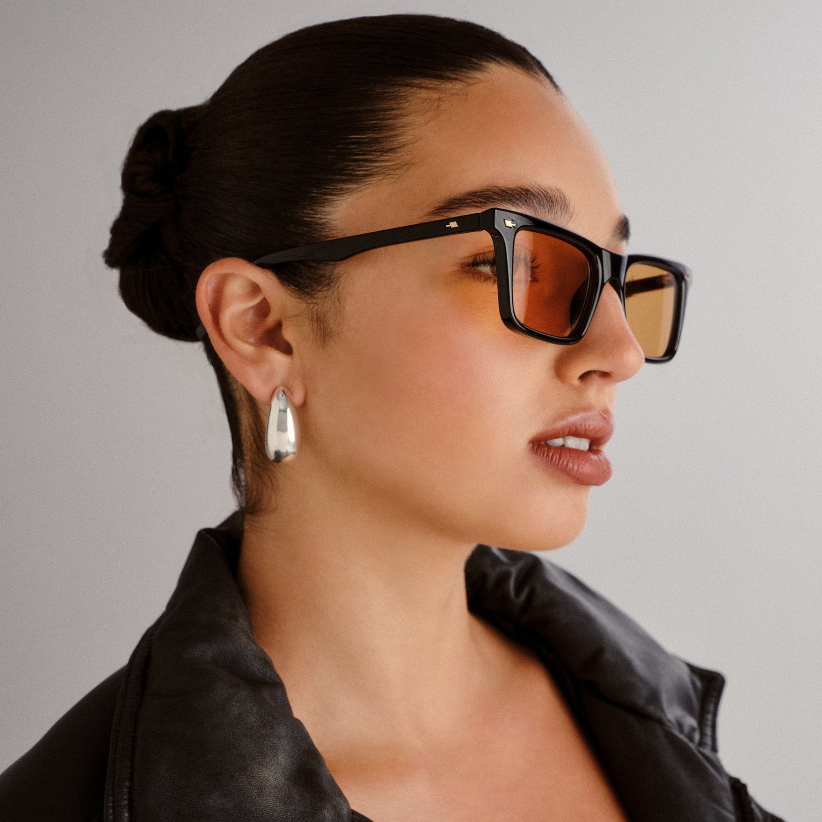 Broski Black Male D-Frame Sunglasses | Le Specs