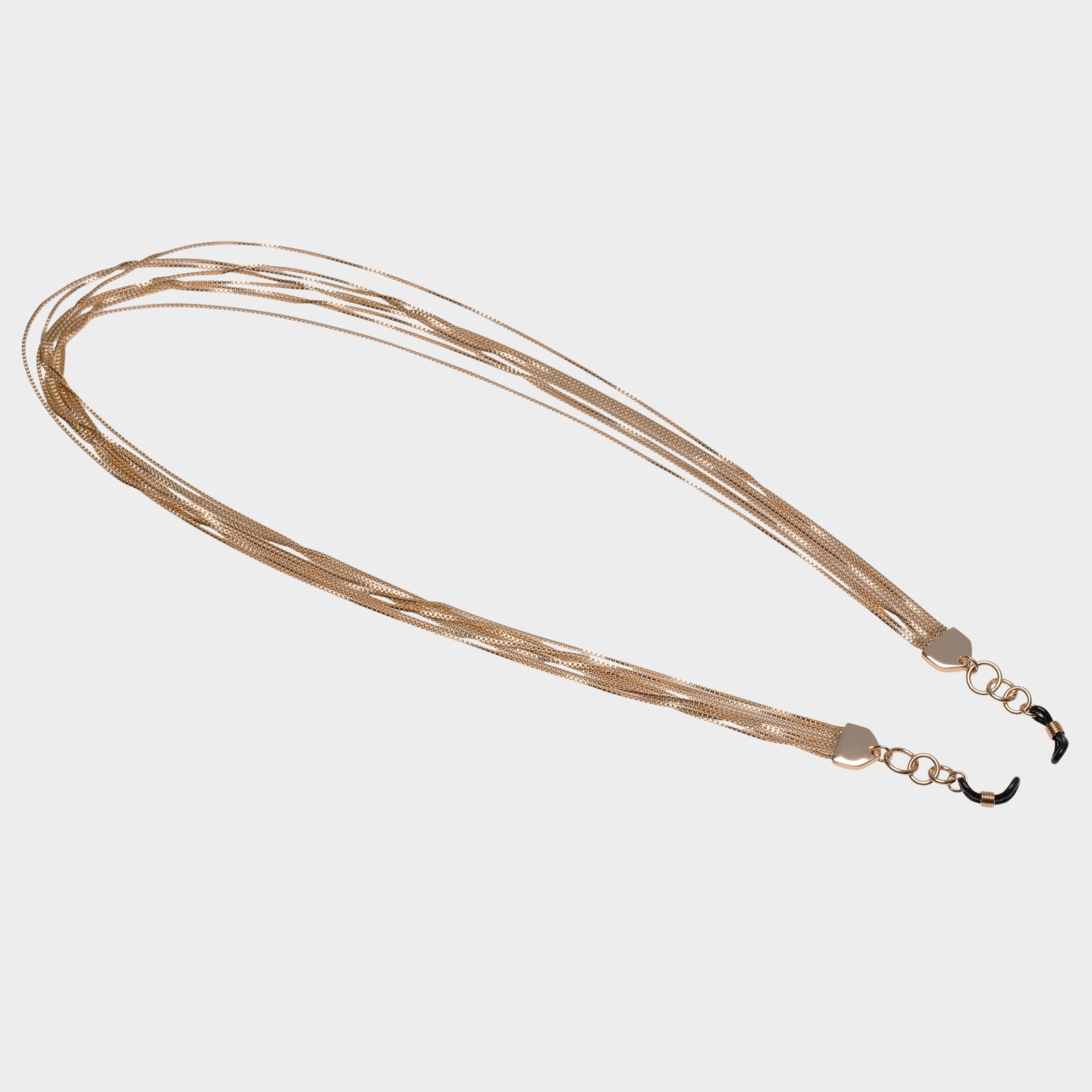 Y2k Layered Chain Shiny Light Gold Female Accessories Accessories | Le Specs