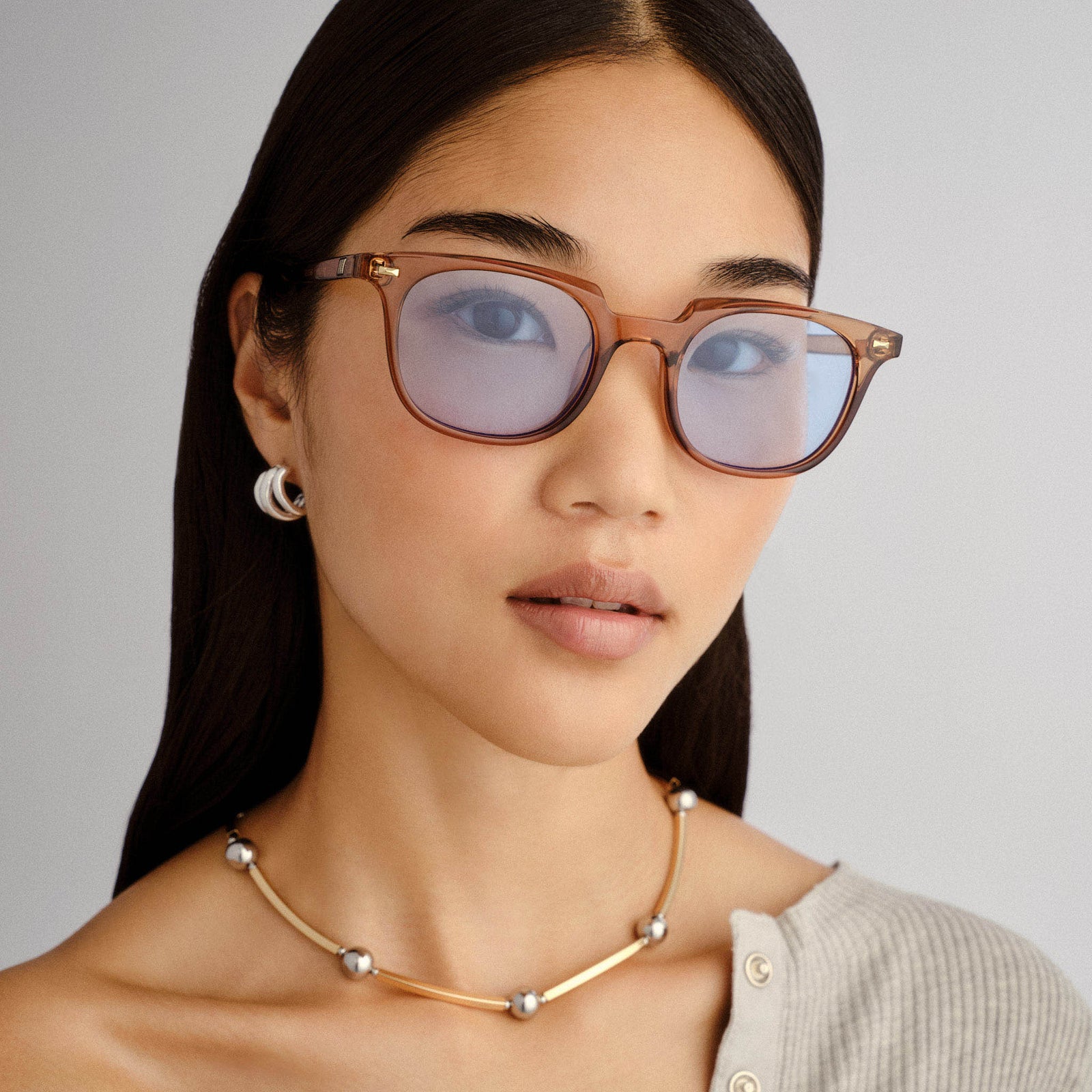 Le Resolu Barley Uni-Sex Round Sunglasses | Le Specs