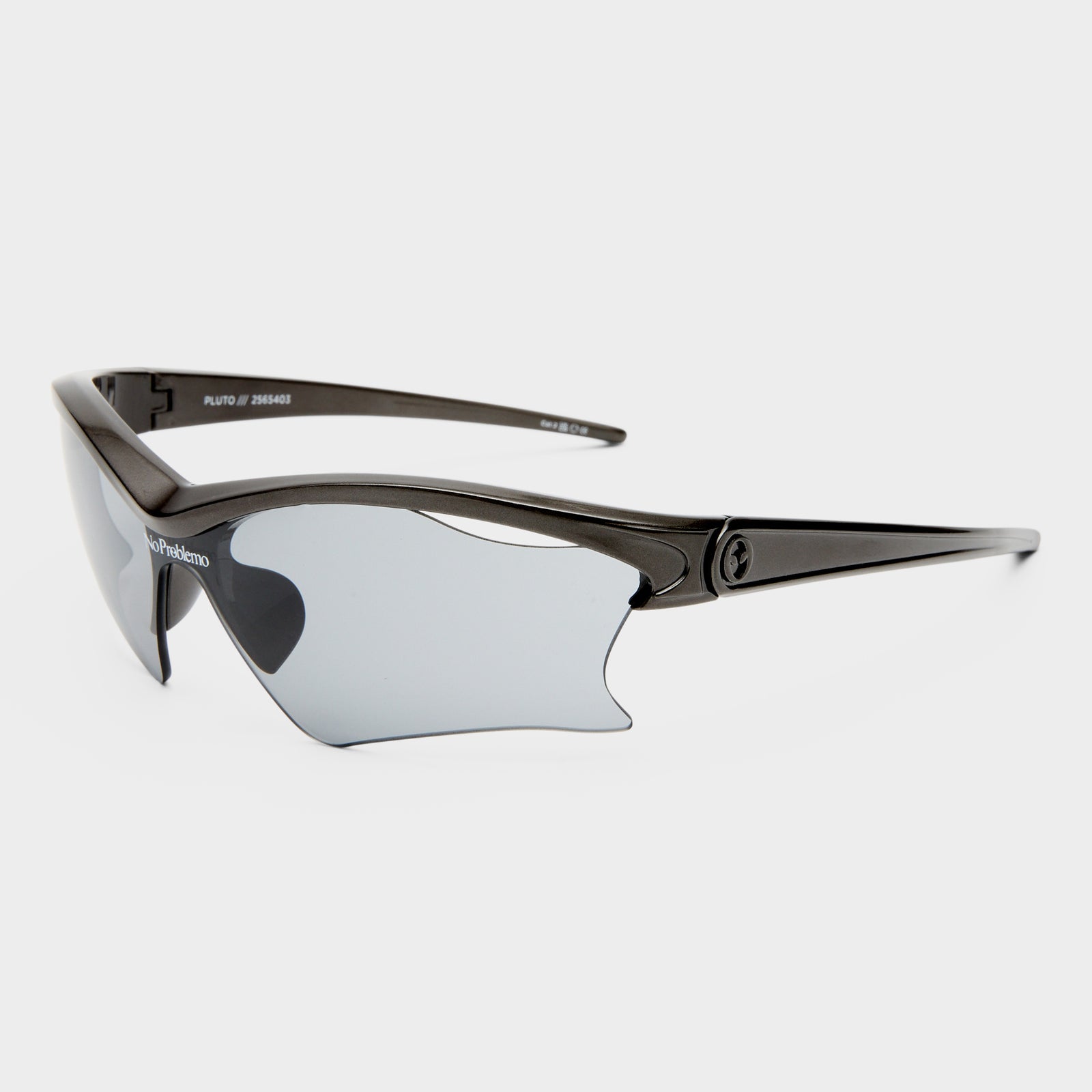 Pluto Silver Chrome Uni-Sex Shield Sunglasses | Le Specs