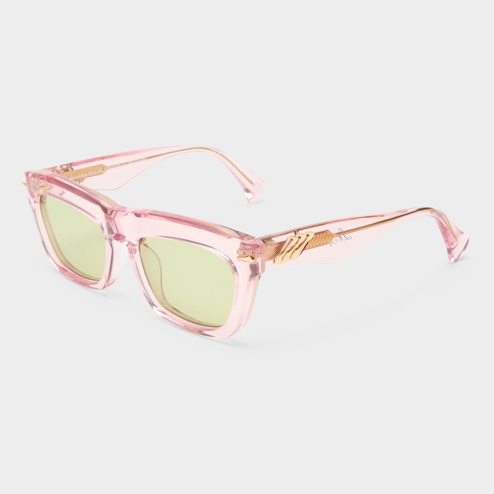 Numero Nueve Pink Salt Female D-Frame Sunglasses | Le Specs