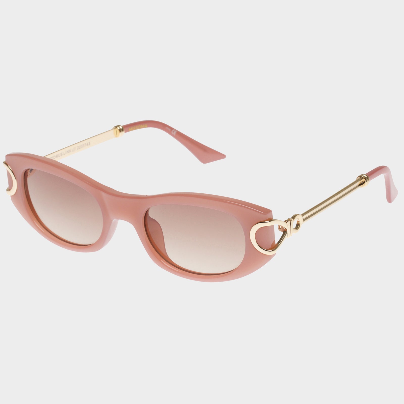 Hydrus Link Pink Female Oval Sunglasses | Le Specs