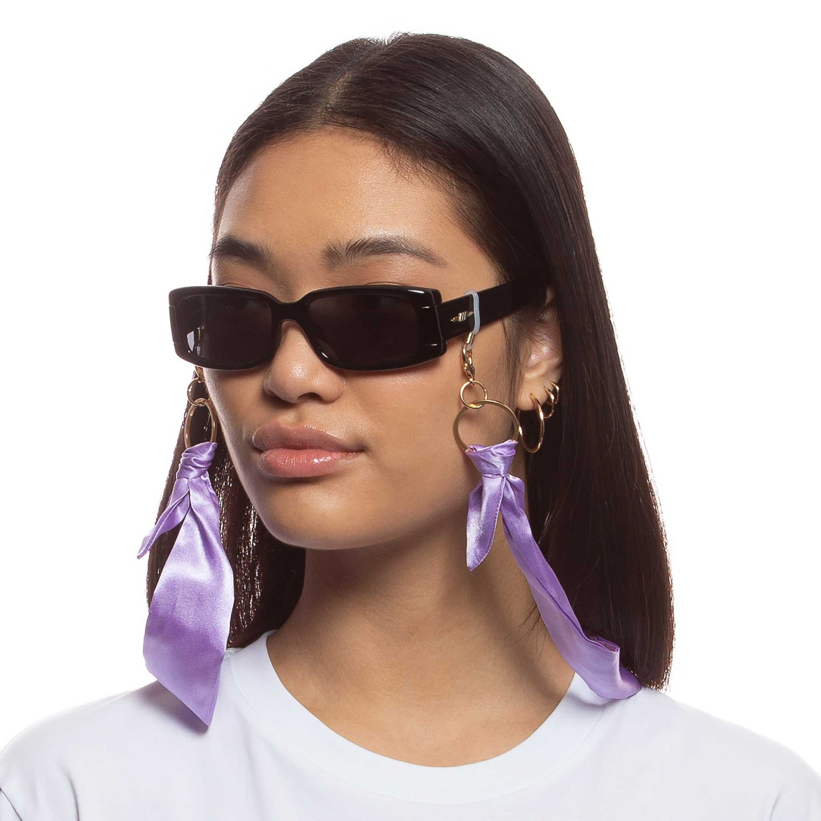 Y2k Scarf Chain Lilac Female Accessories Accessories | Le Specs
