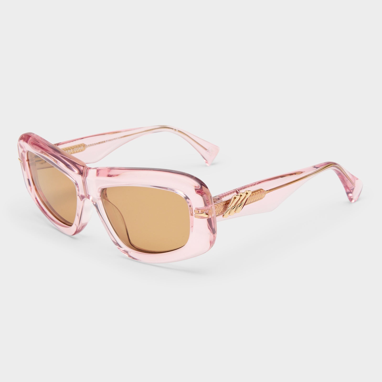 Numero Ocho Pink Salt Female Shield Sunglasses | Le Specs