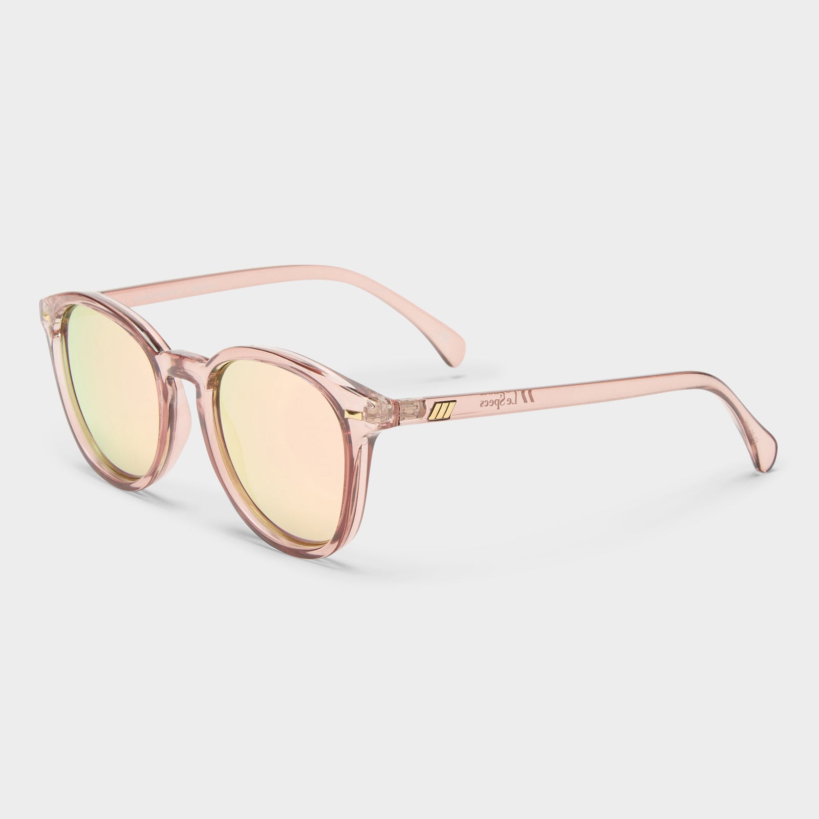 Bandwagon Mink Uni-Sex Round Sunglasses | Le Specs