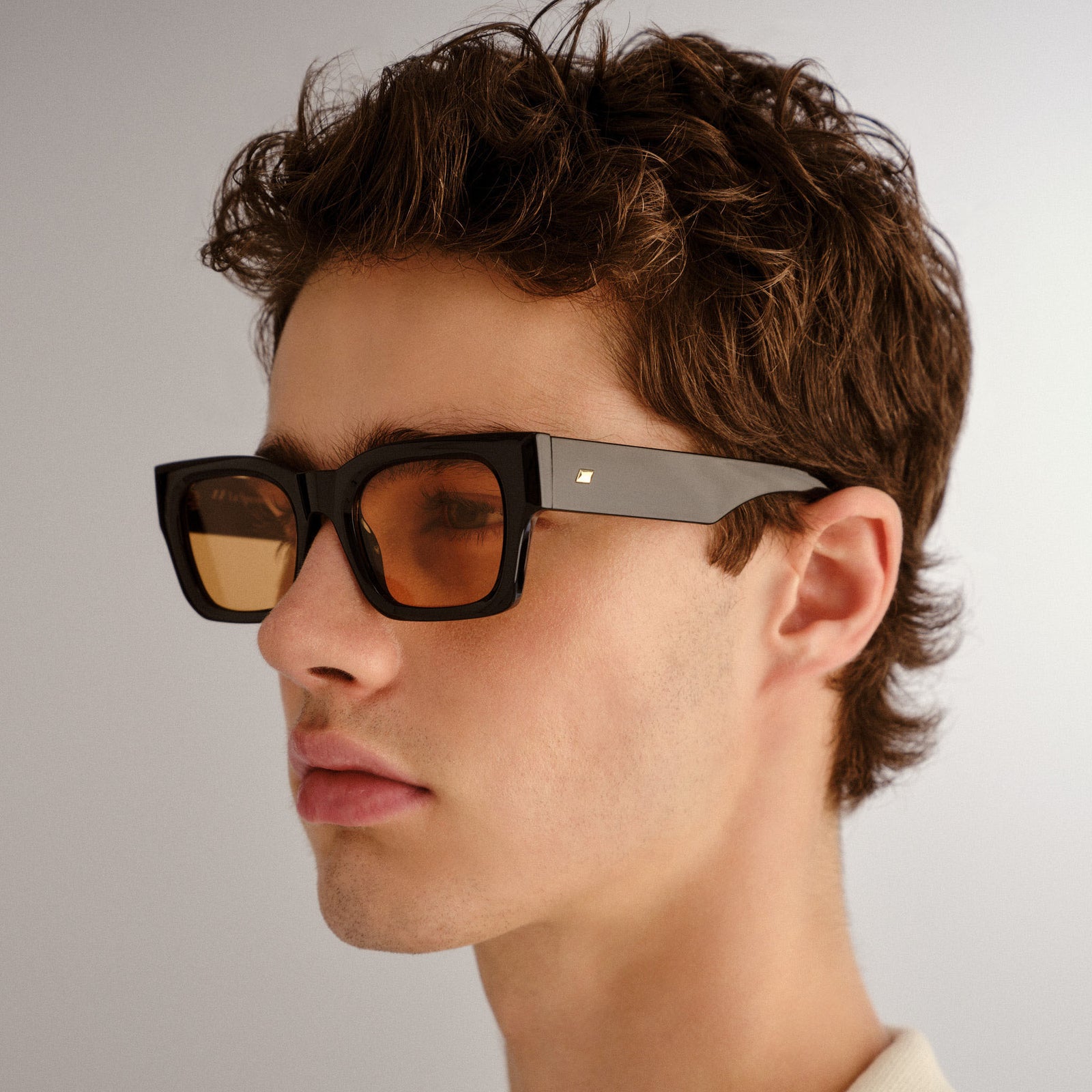 Shmood Black Uni-Sex Rectangle Sunglasses | Le Specs