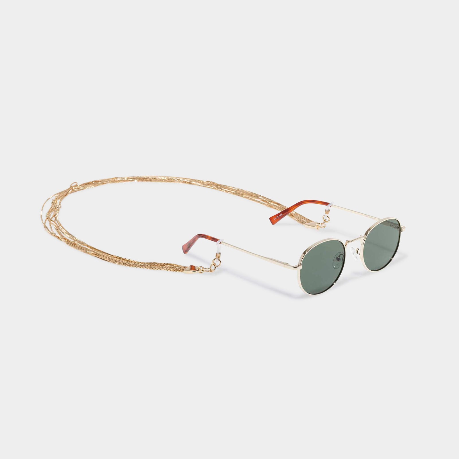 Y2k Layered Chain Shiny Light Gold Female Accessories Accessories | Le Specs