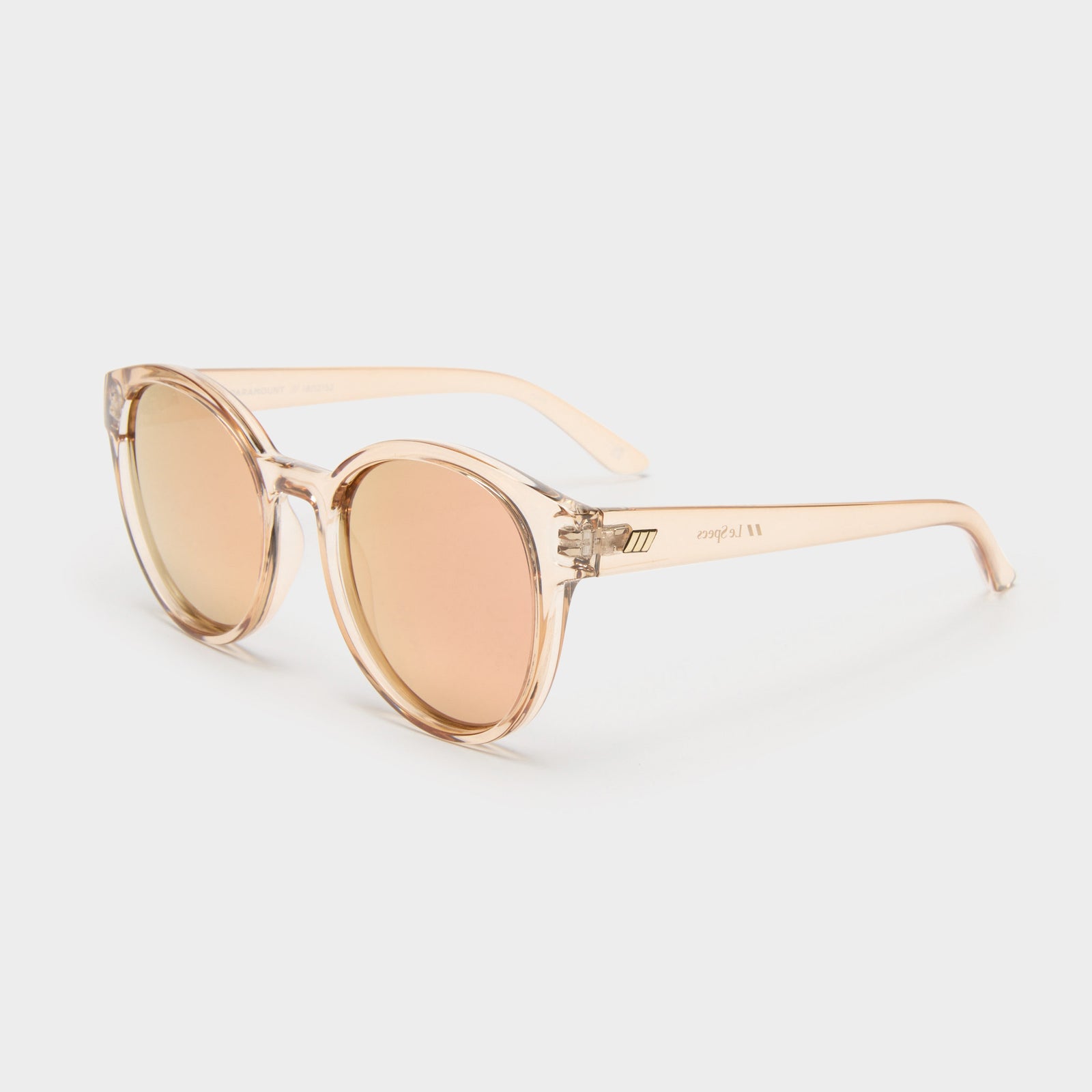 Paramount Tan Female Round Sunglasses | Le Specs