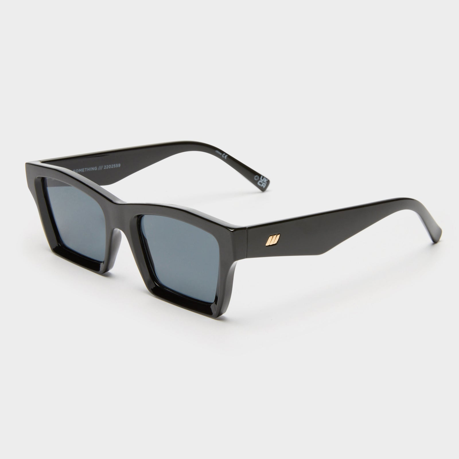 Something Black Uni-Sex D-Frame Sunglasses | Le Specs