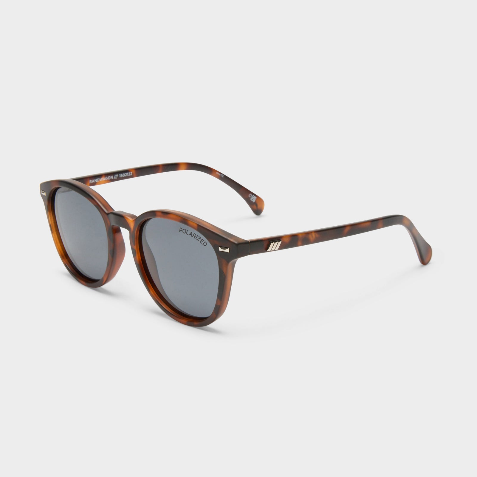 Bandwagon Matte Tort Uni-Sex Round Sunglasses | Le Specs