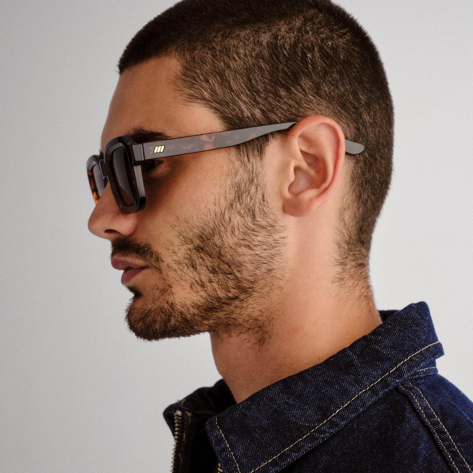 Impossible Tokyo Tort Uni-Sex Square Sunglasses | Le Specs