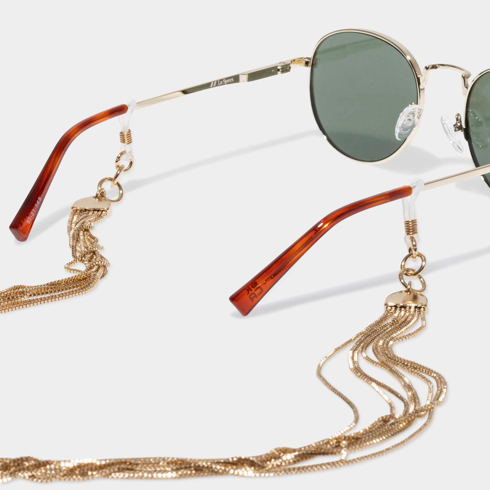 Y2k Layered Chain Shiny Light Gold Female Accessories Accessories | Le Specs