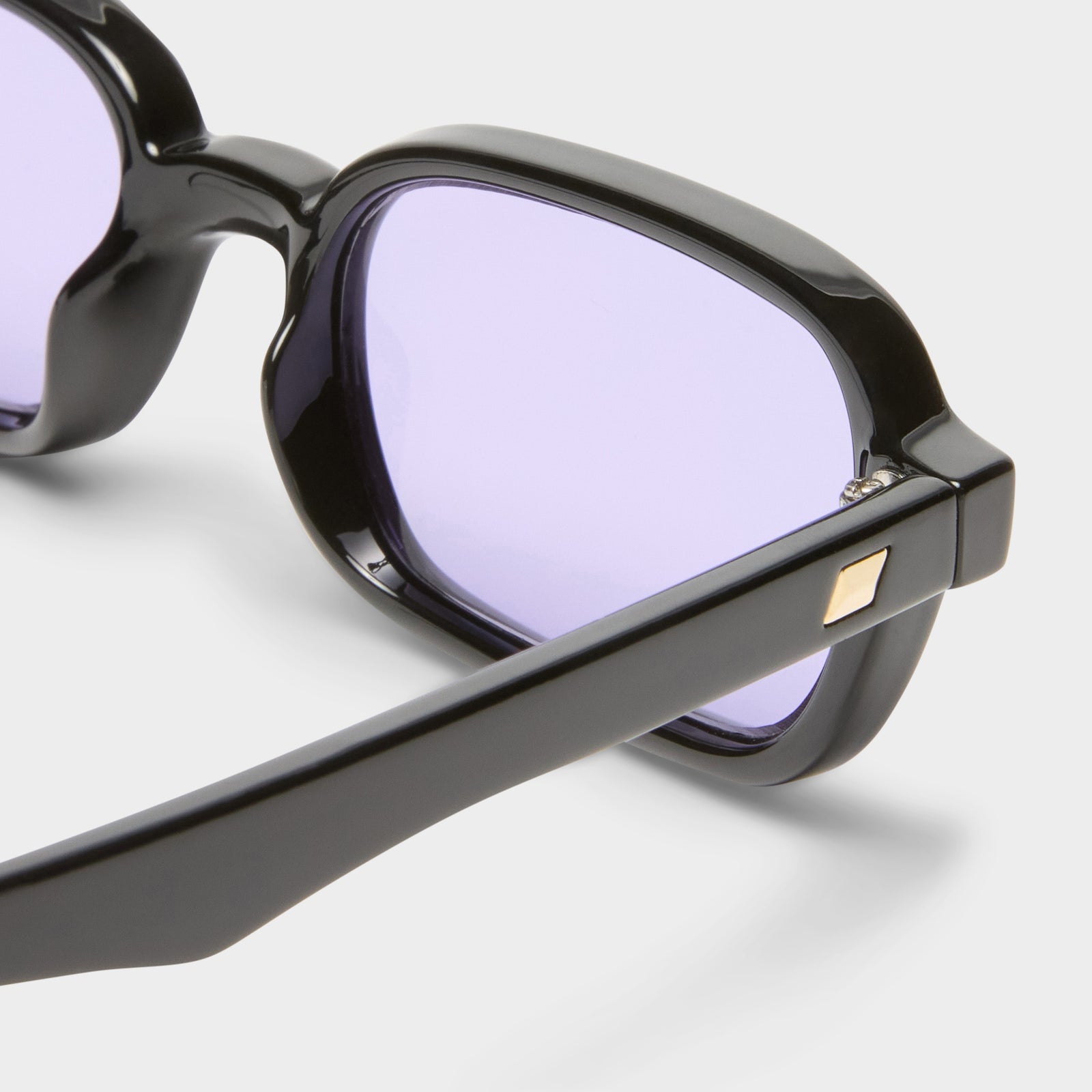 Pilferer Black Uni-Sex Rectangle Sunglasses | Le Specs