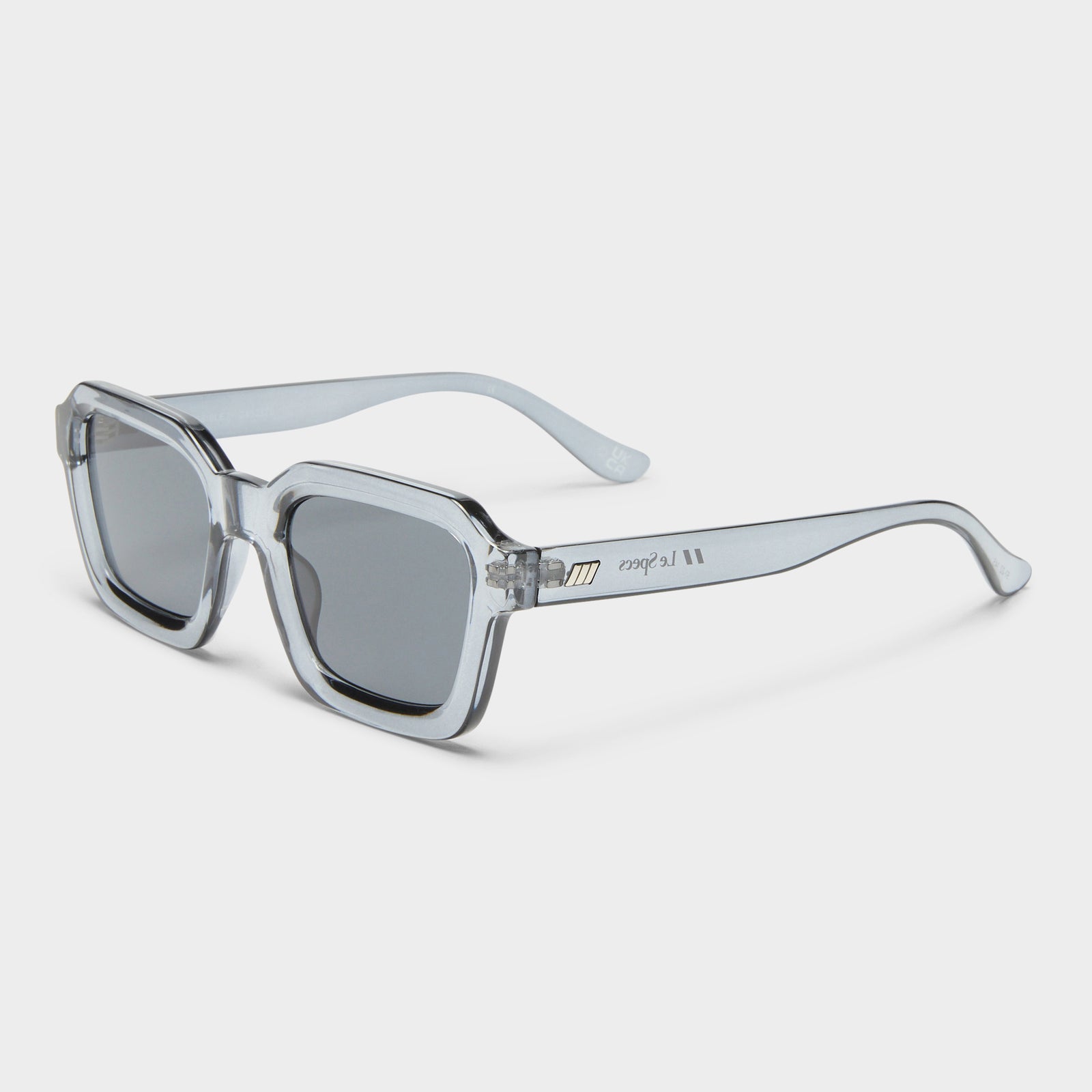 Impossible Pewter Uni-Sex Square Sunglasses | Le Specs