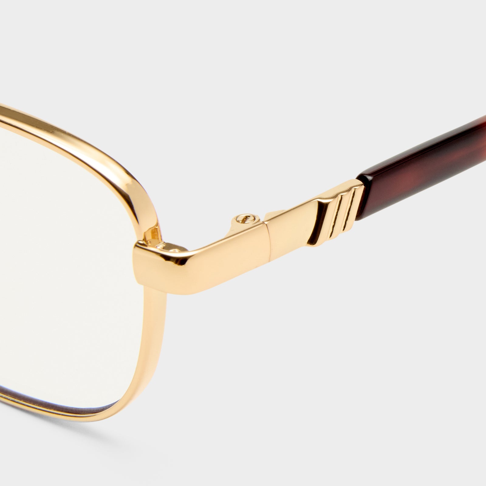 Le Mimi Gold Uni-Sex Aviator Blue Light | Le Specs