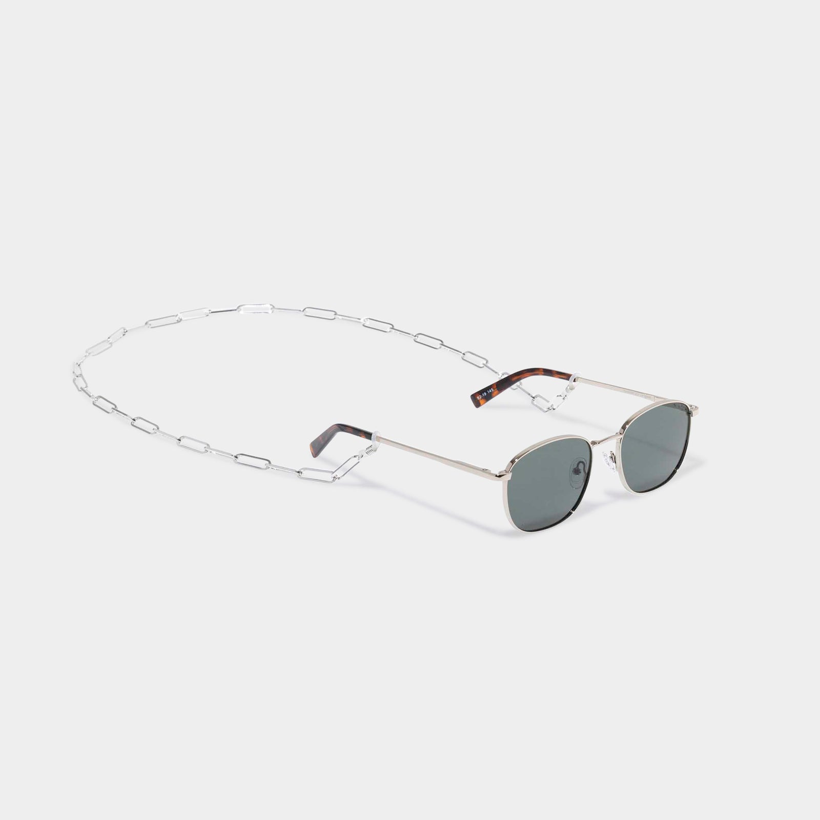 Bold Link Neck Chain Silver Female Accessories Accessories | Le Specs