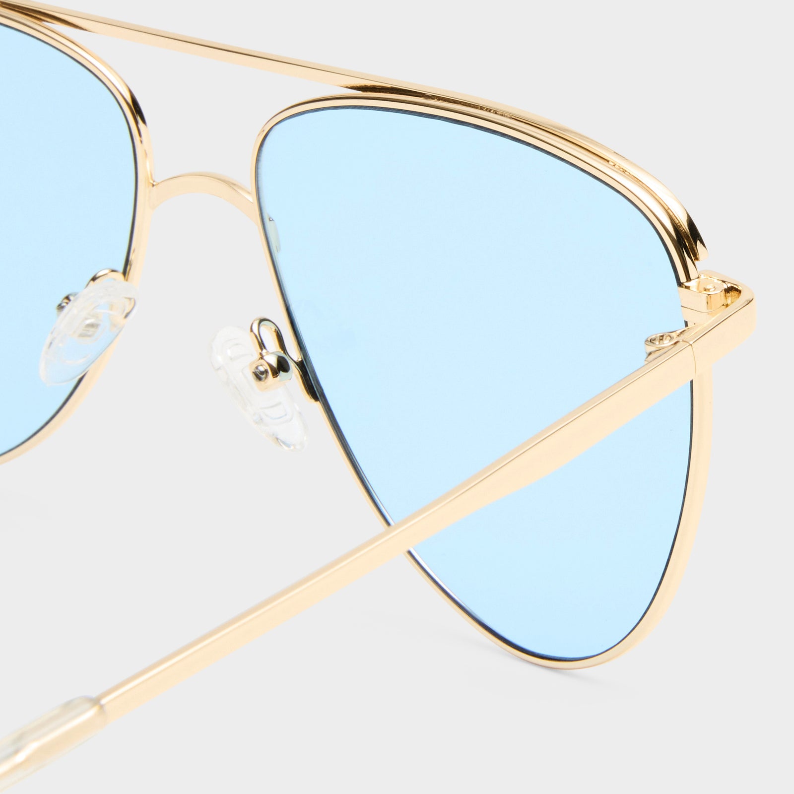 The Duke Gold Uni-Sex Aviator Sunglasses | Le Specs
