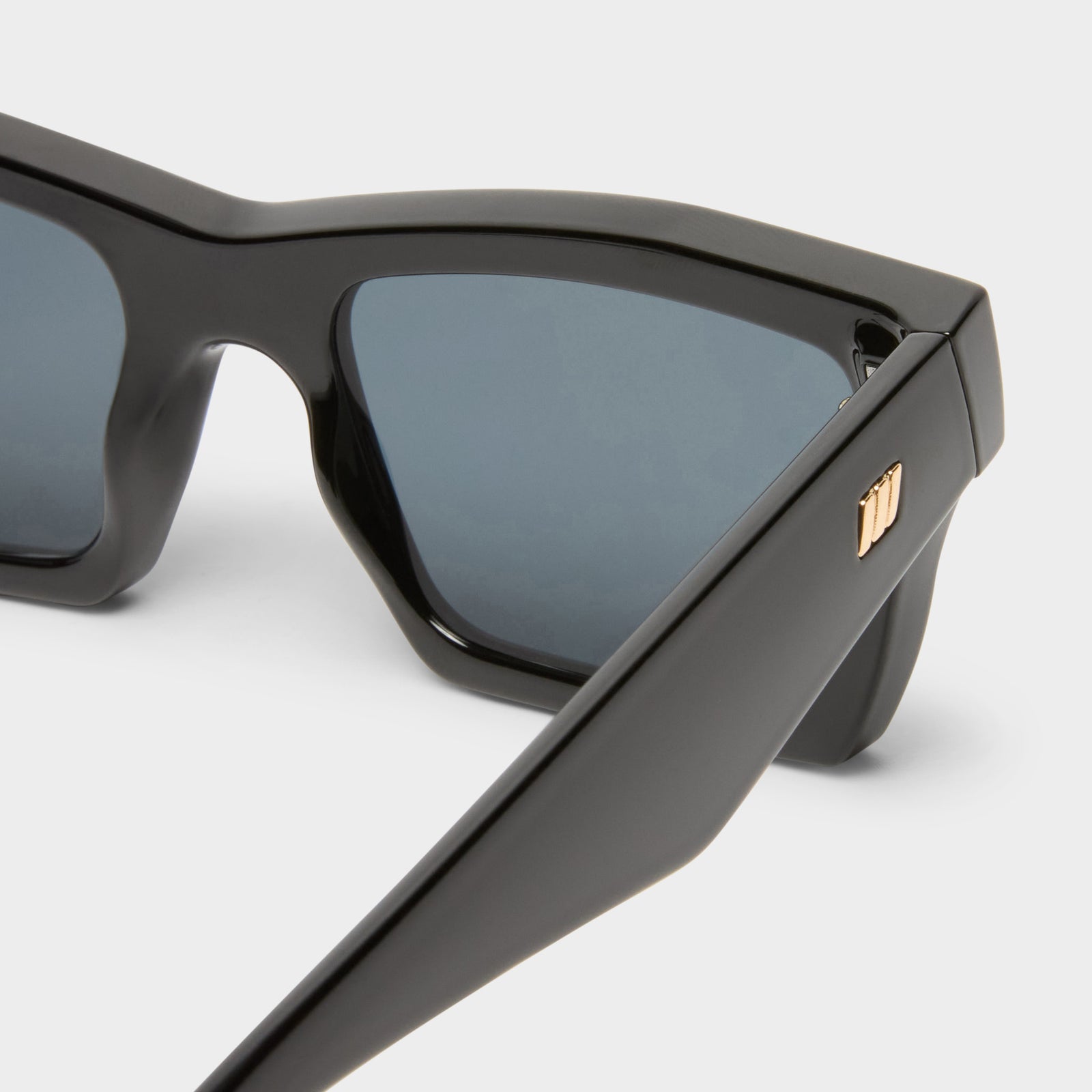 Something Black Uni-Sex D-Frame Sunglasses | Le Specs