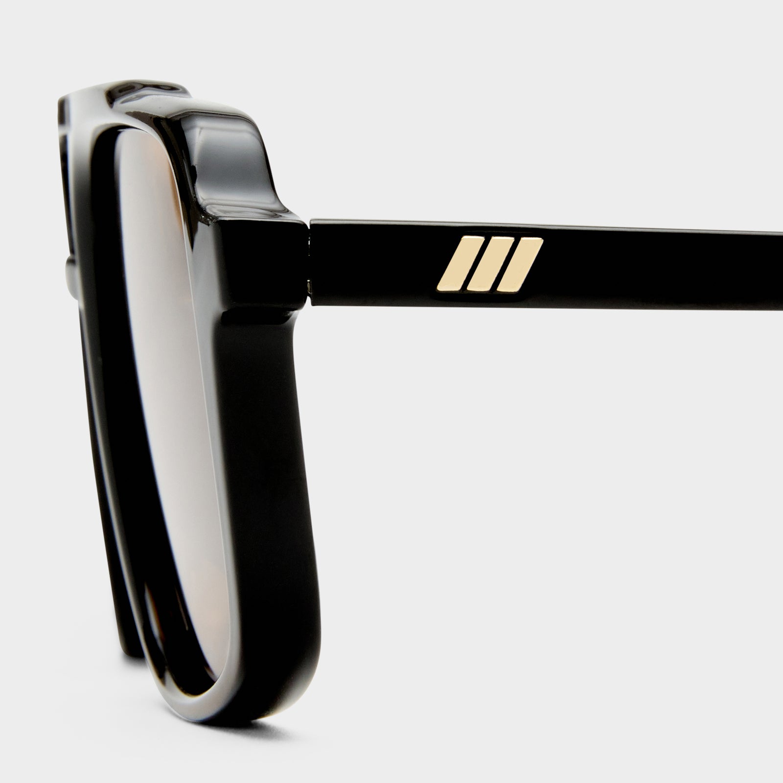Le Gars + Black Uni-Sex Aviator Sunglasses | Le Specs