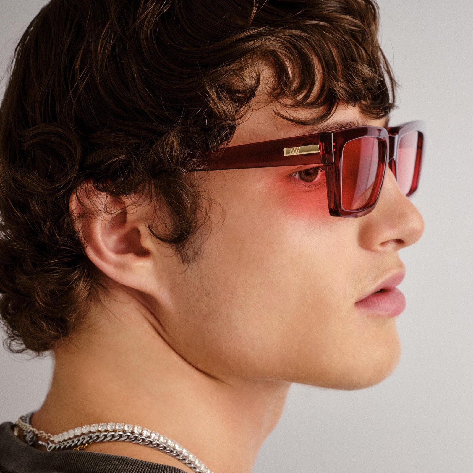 Nocturnal Habit Vermilion 2552194 Uni-Sex D-Frame Sunglasses | Le Specs