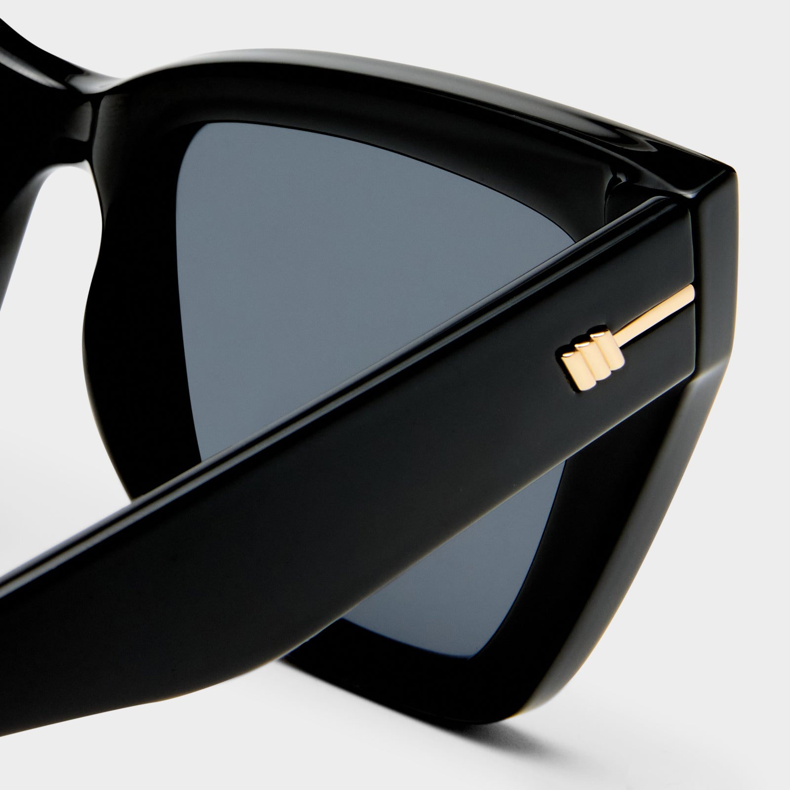 Le Coeur Black Female Cat-Eye Sunglasses | Le Specs