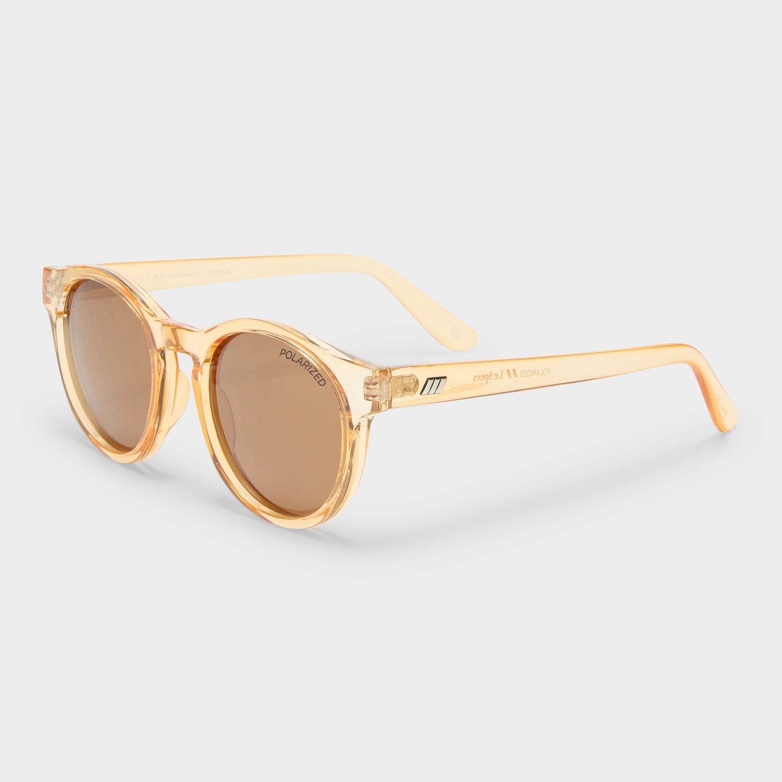 Hey Macarena Blonde Uni-Sex Round Sunglasses | Le Specs