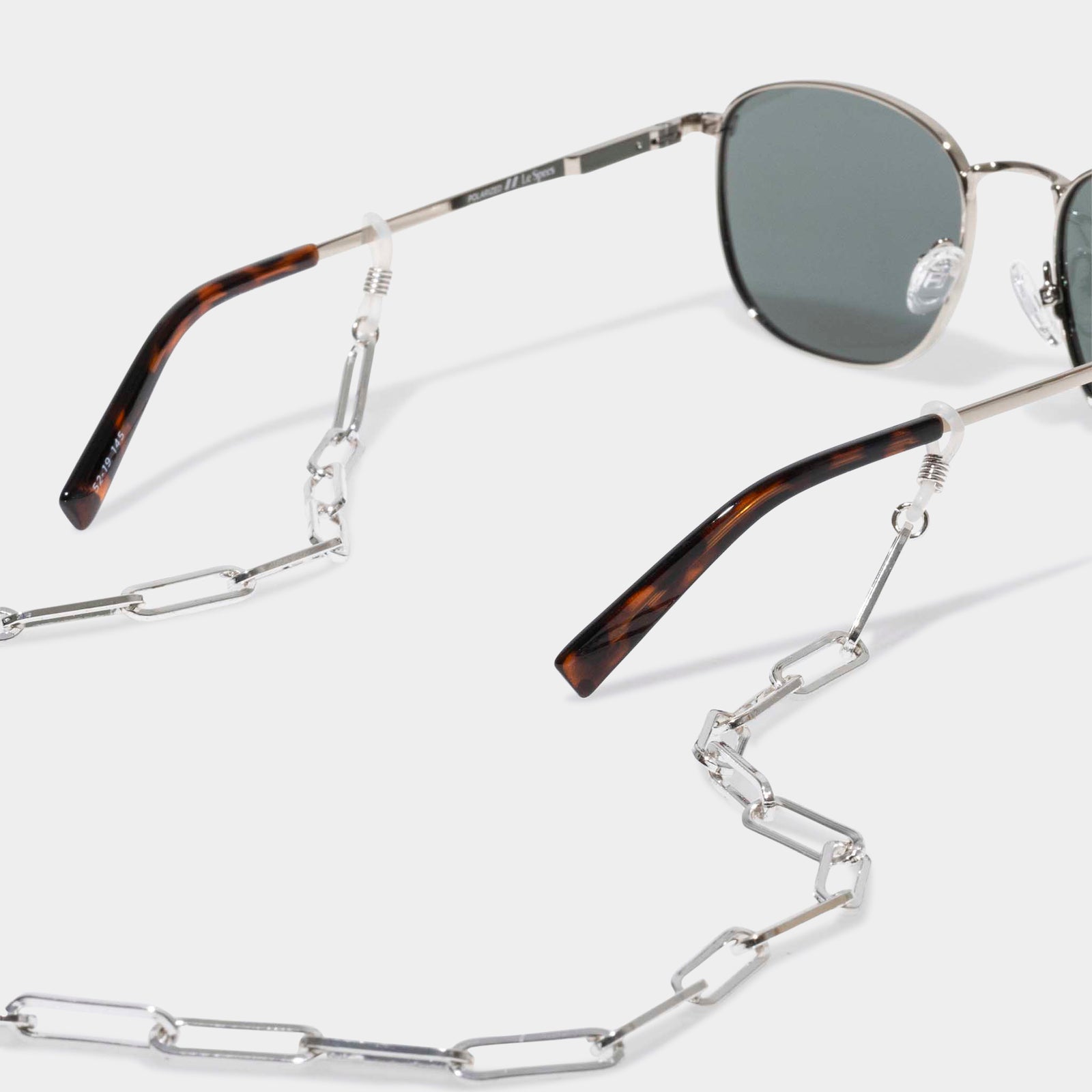 Bold Link Neck Chain Silver Female Accessories Accessories | Le Specs