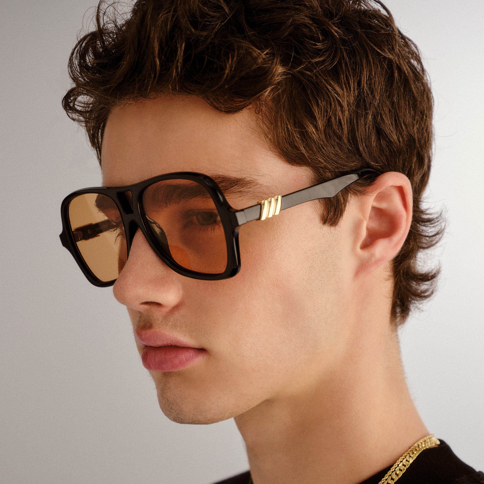 Fortune Teller Black Uni-Sex Aviator Sunglasses | Le Specs