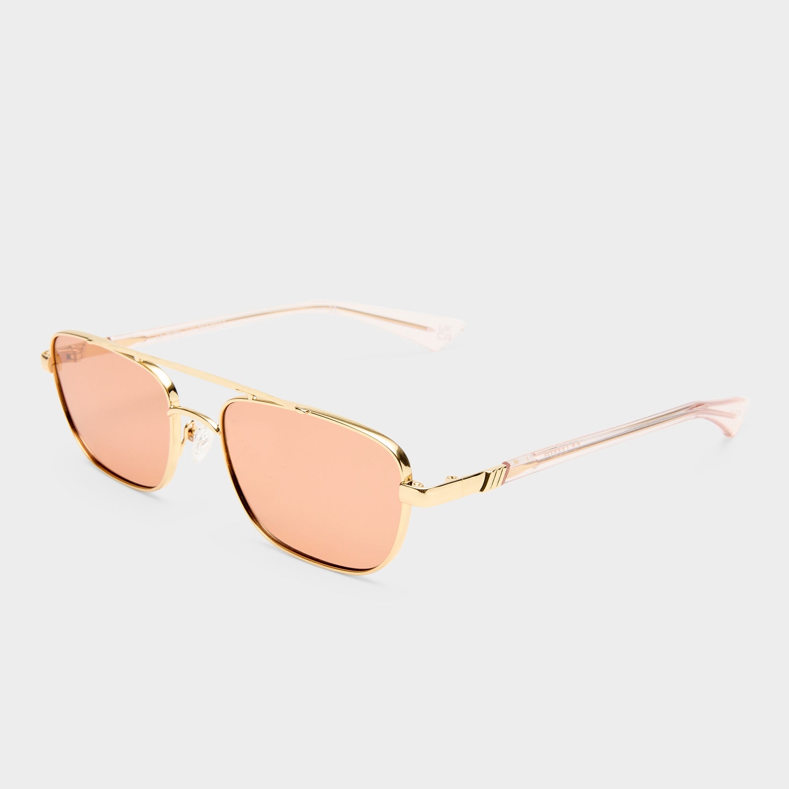 Le Mimi Gold Uni-Sex Aviator Sunglasses | Le Specs
