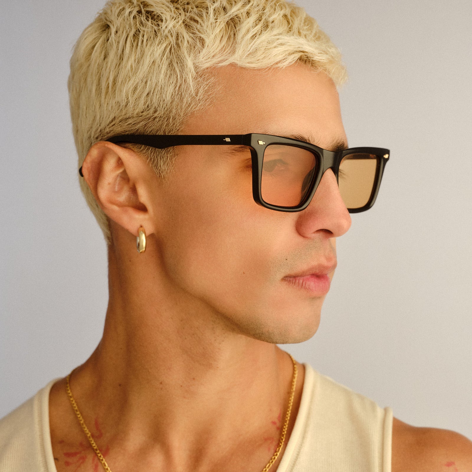 Broski Black Male D-Frame Sunglasses | Le Specs