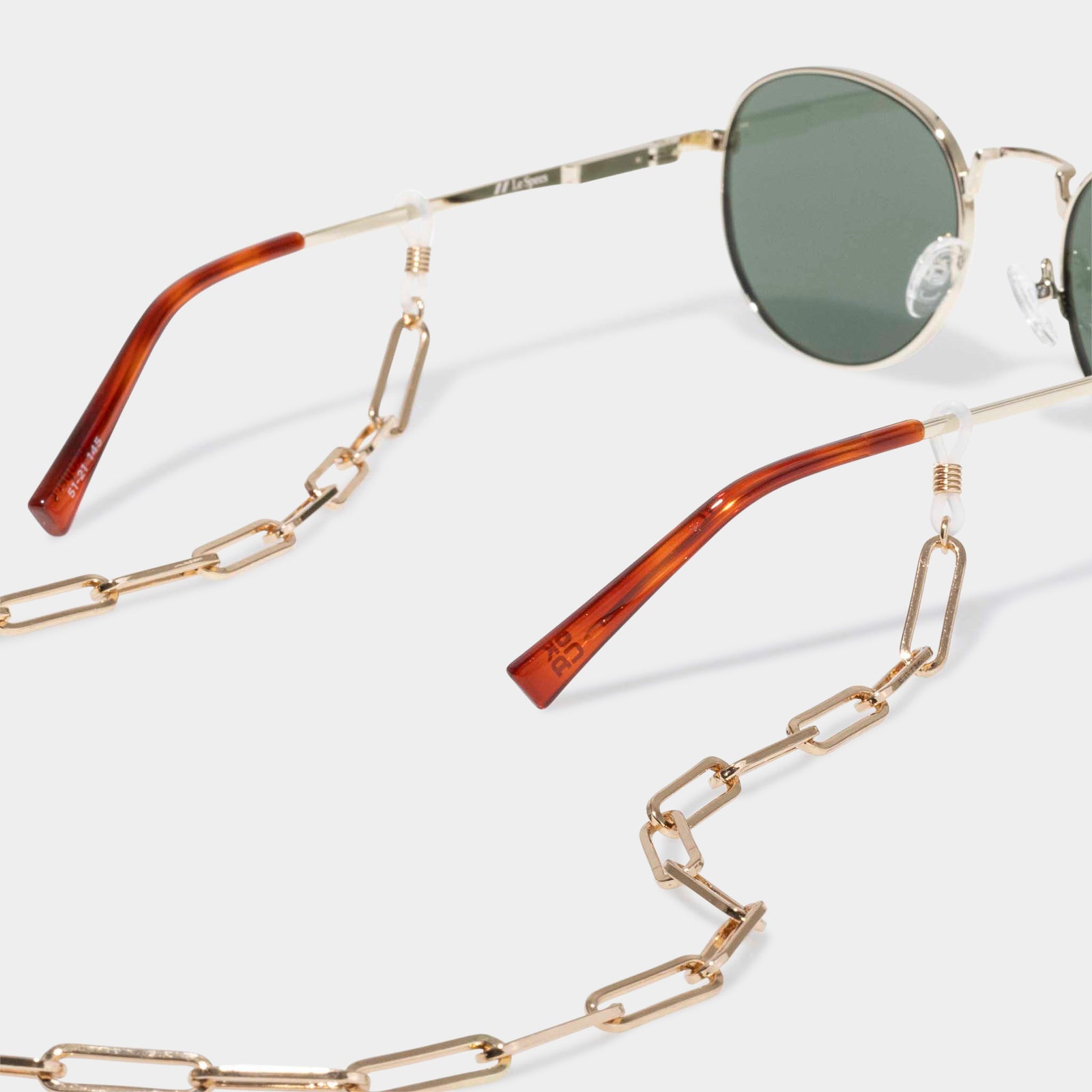 Bold Link Neck Chain Gold Female Accessories Accessories | Le Specs