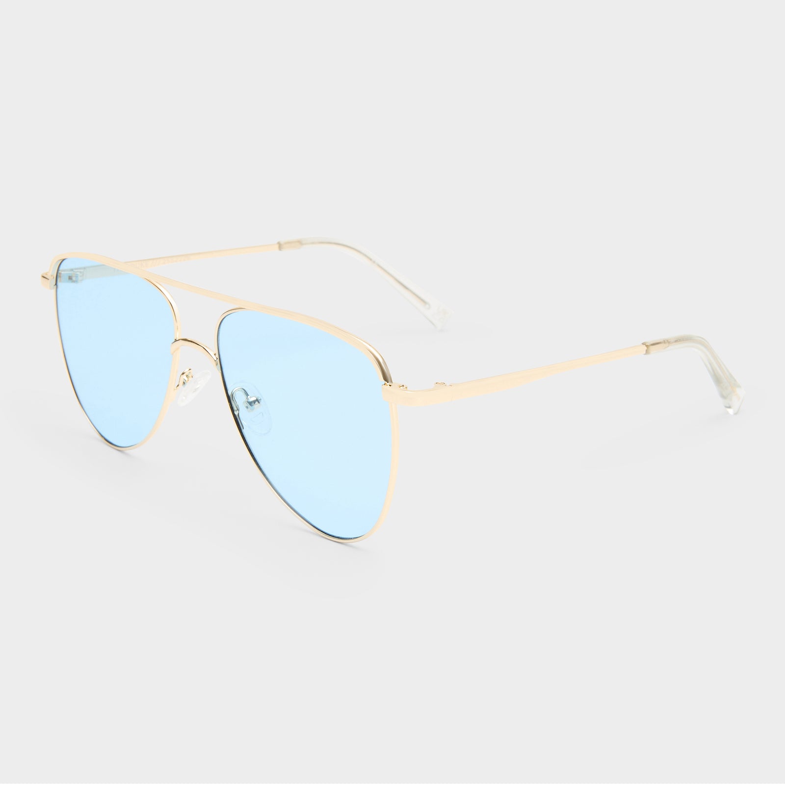 The Duke Gold Uni-Sex Aviator Sunglasses | Le Specs