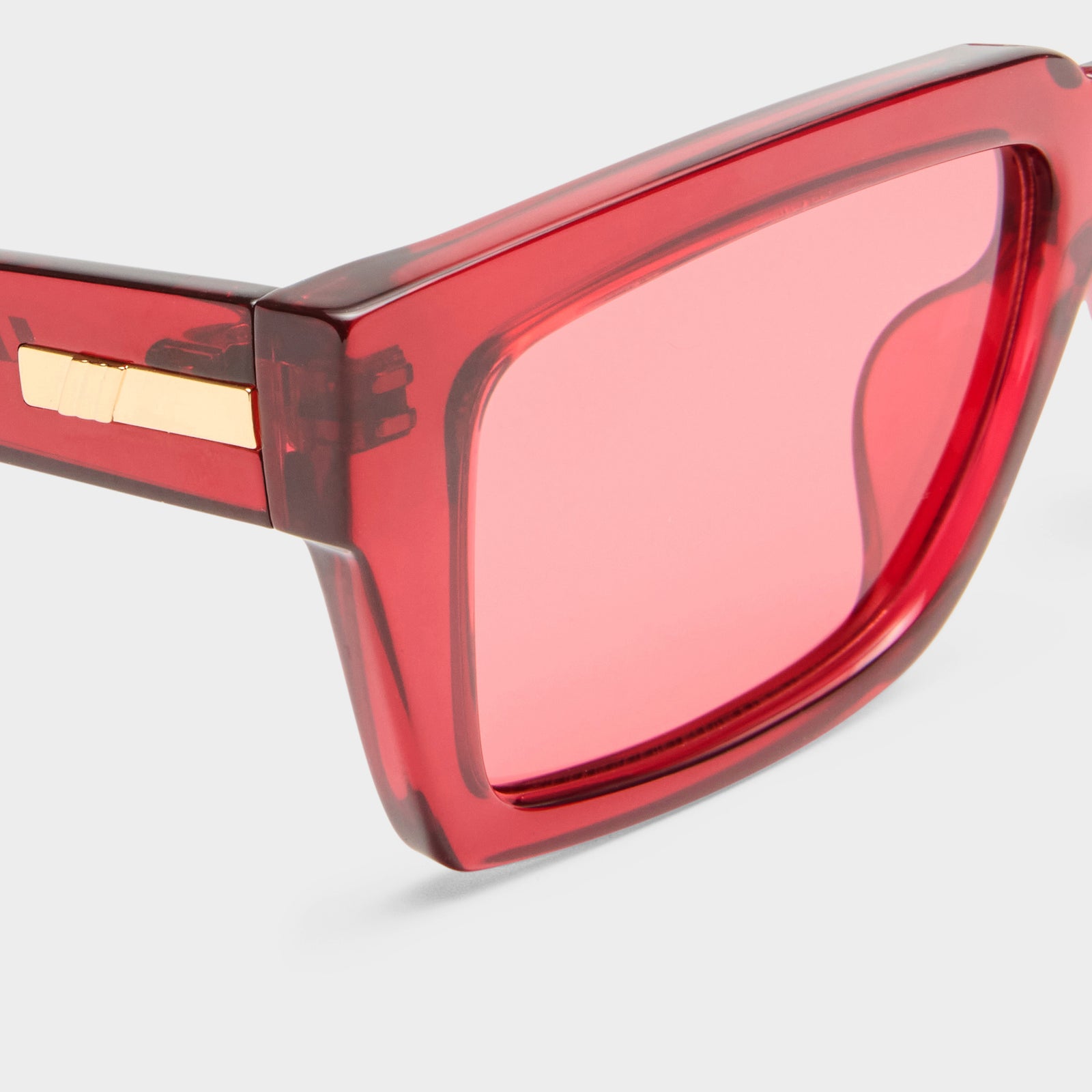 Nocturnal Habit Vermilion 2552194 Uni-Sex D-Frame Sunglasses | Le Specs
