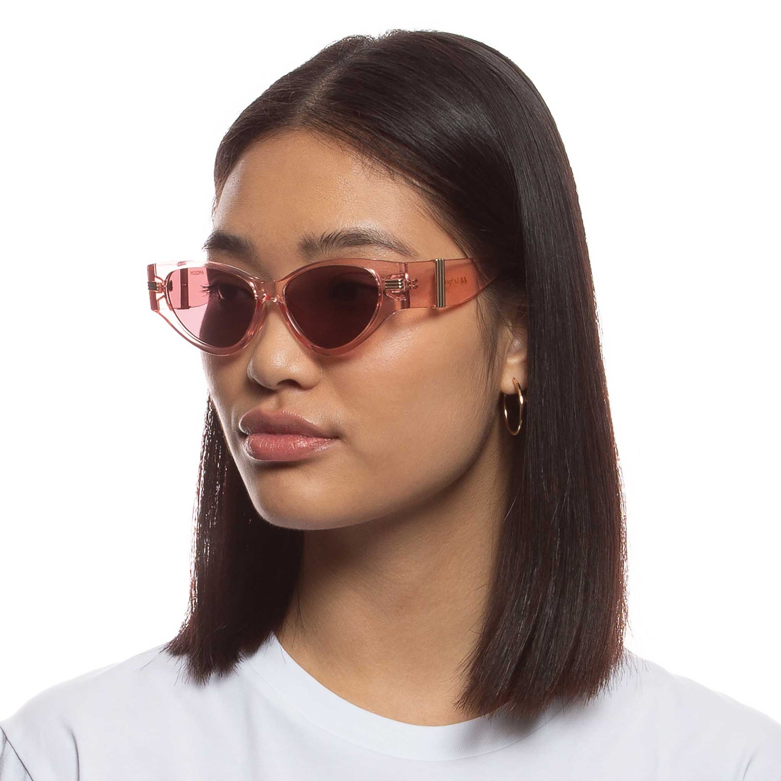 Scorpius Ridge Pink Female Cat-Eye Sunglasses | Le Specs