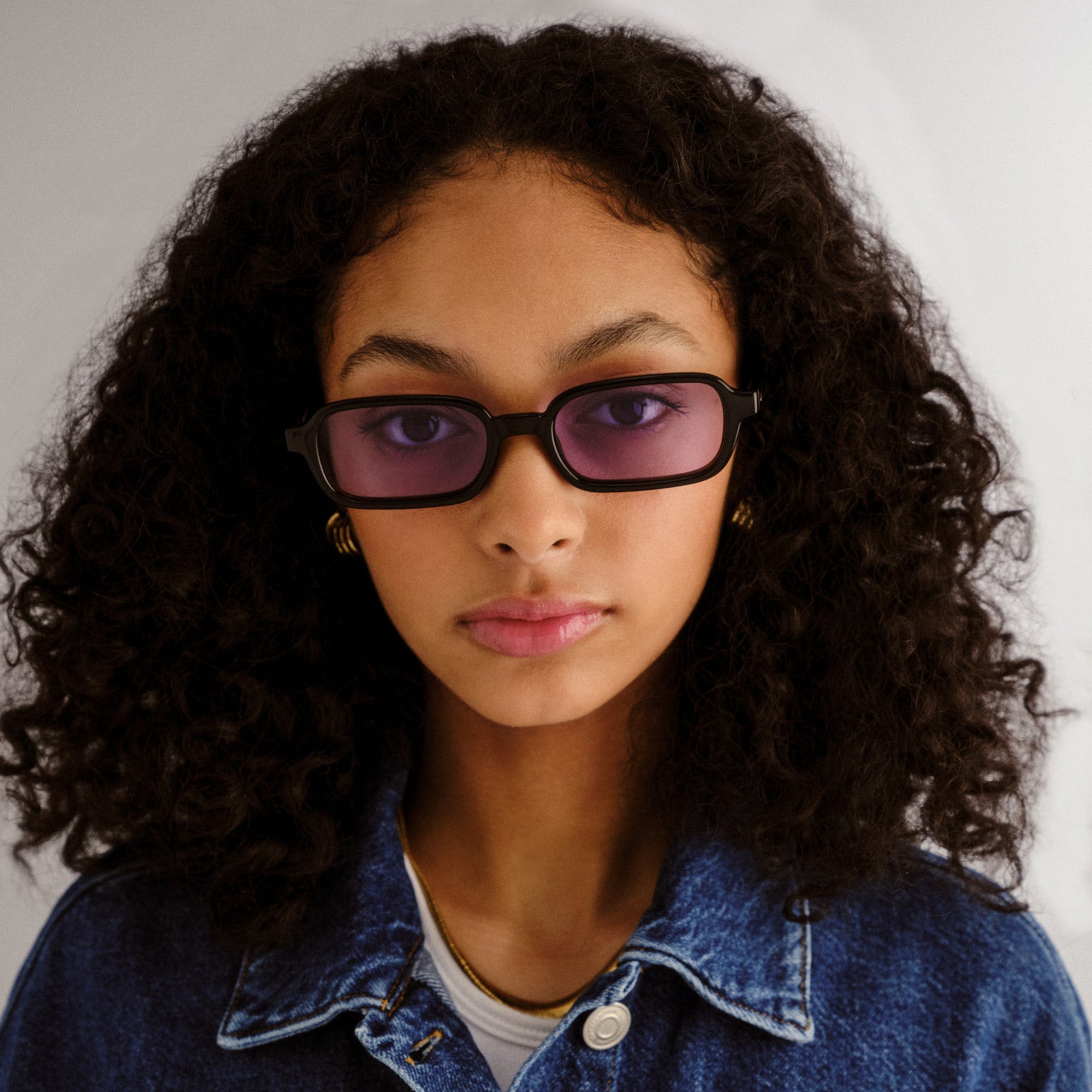 Pilferer Black Uni-Sex Rectangle Sunglasses | Le Specs