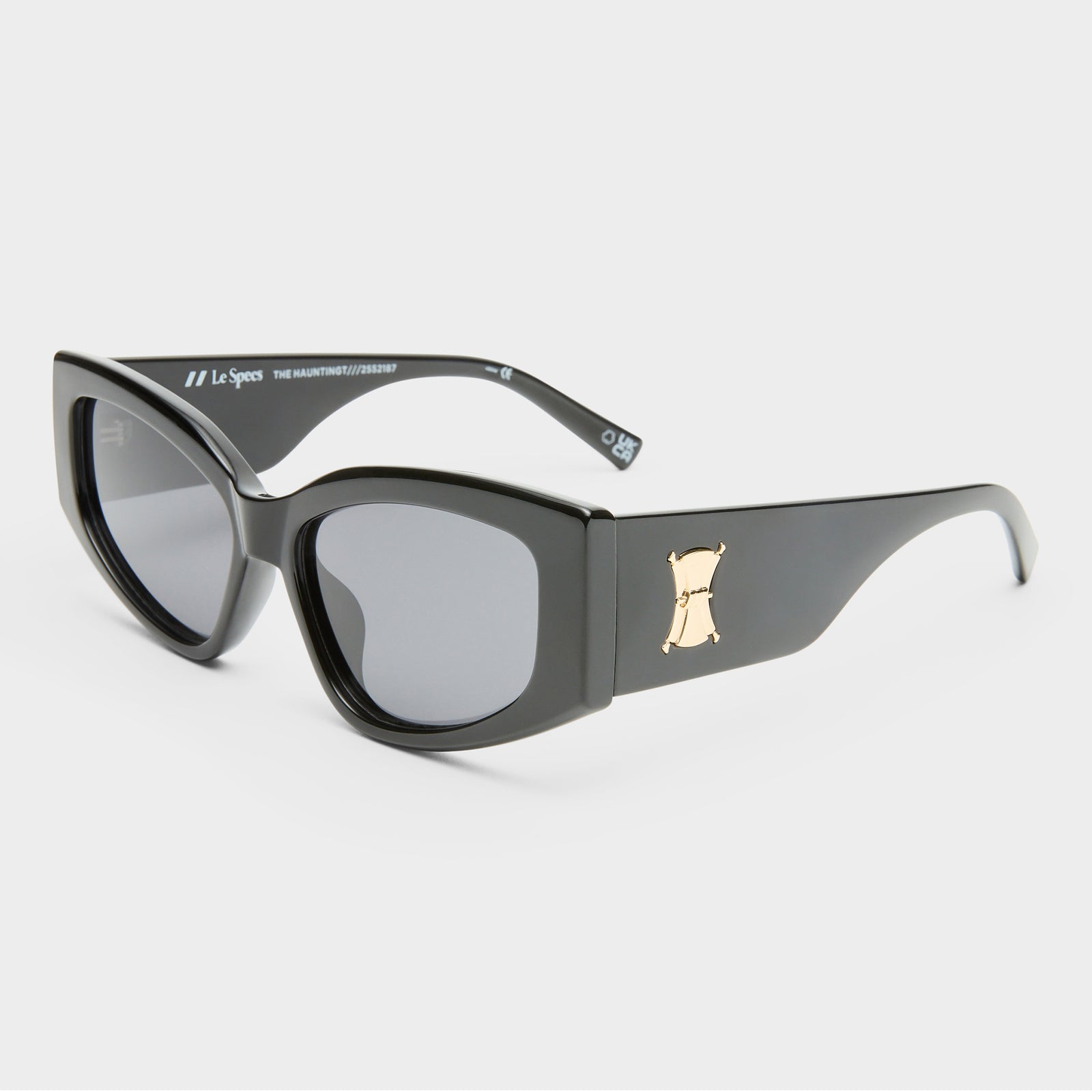 The Haunting Black Female Cat-Eye Sunglasses | Le Specs